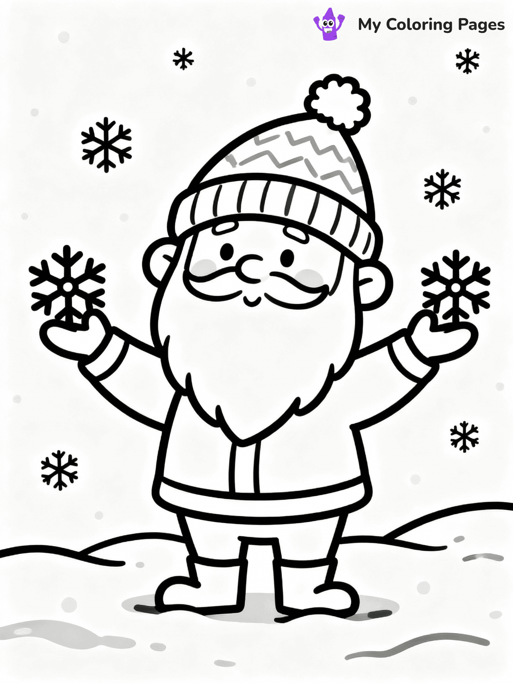 Snowflake Coloring Pages - 26