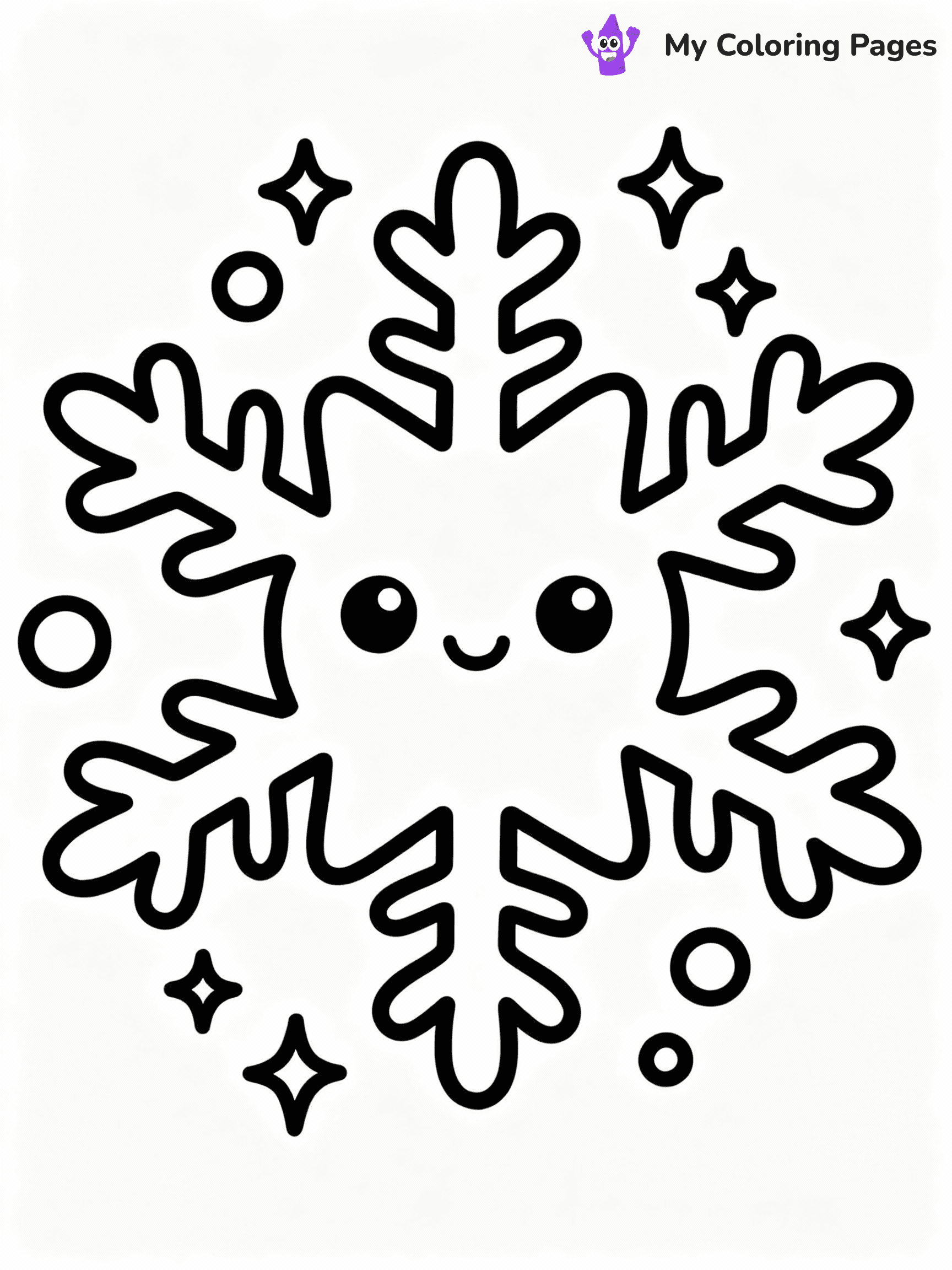 Snowflake Coloring Pages - 20