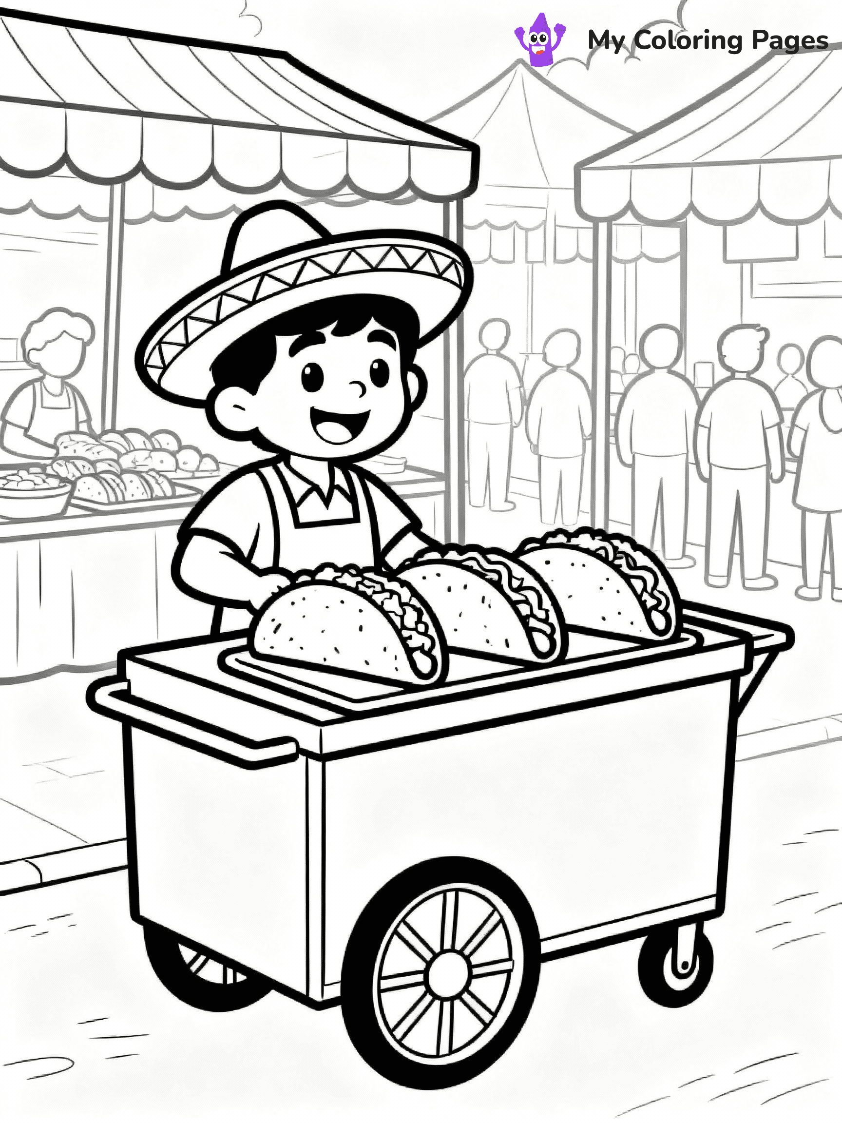 Taco Coloring Pages - 31