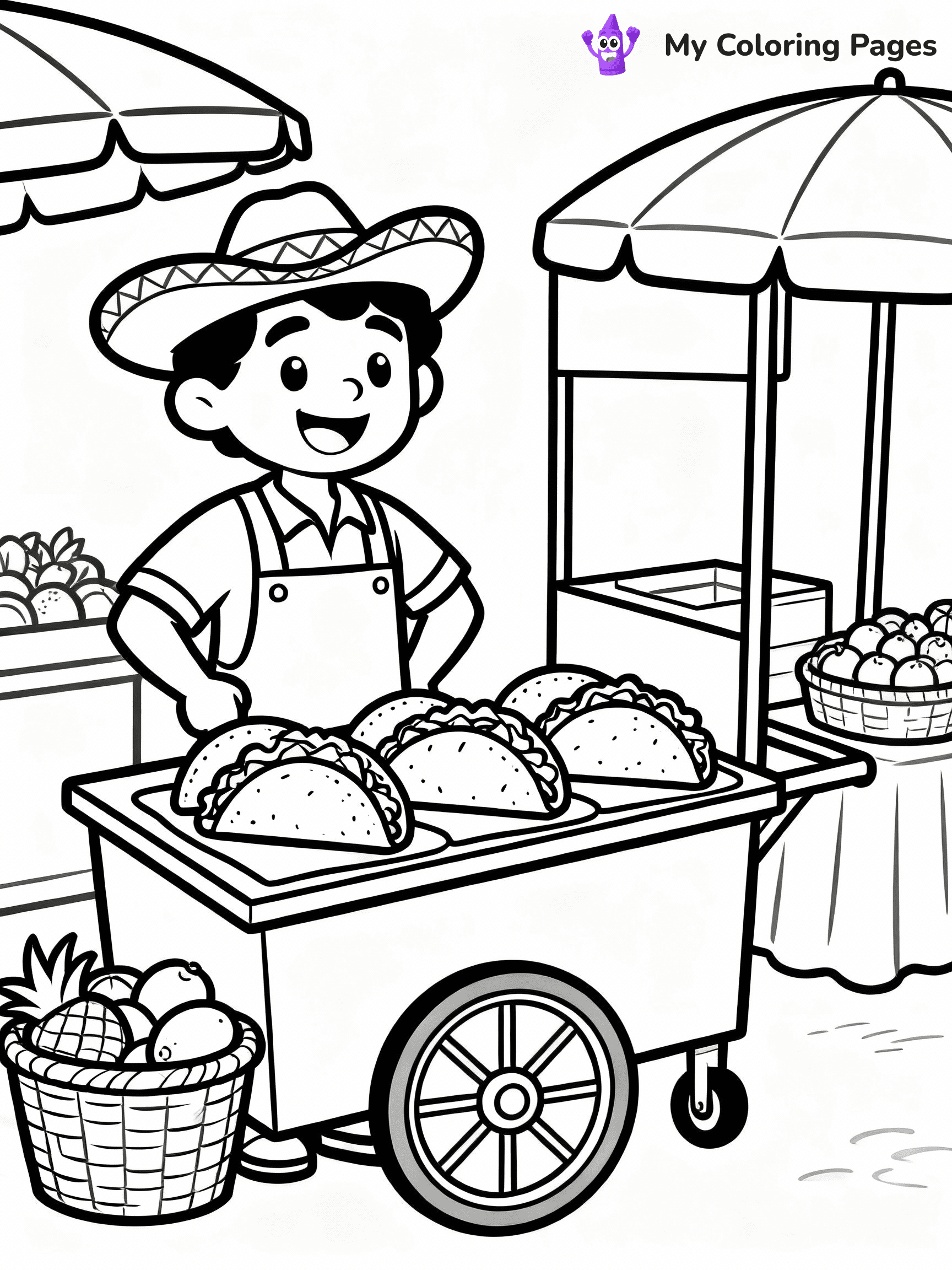 Taco Coloring Pages - 30