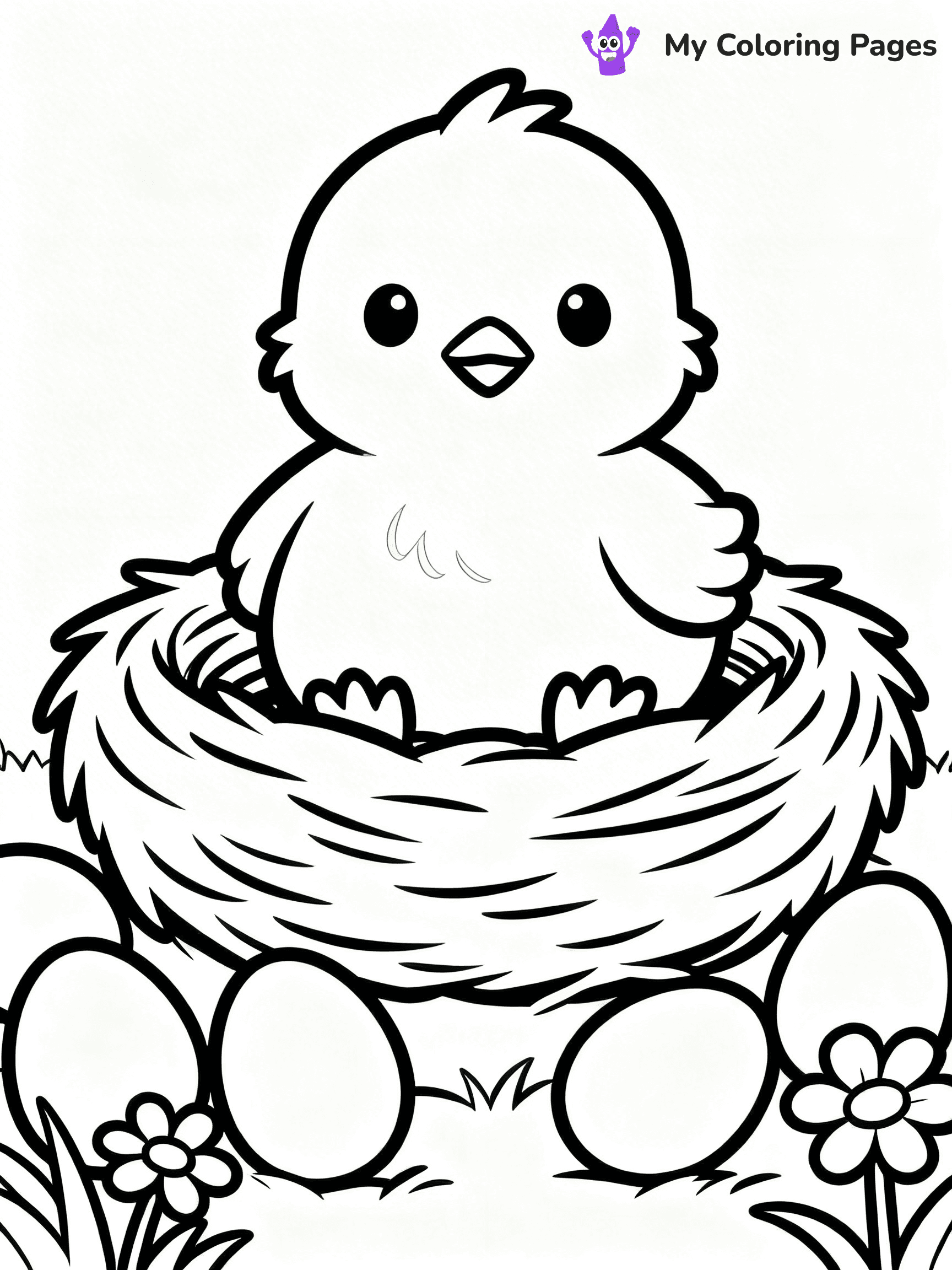 Rooster Coloring Pages - 109