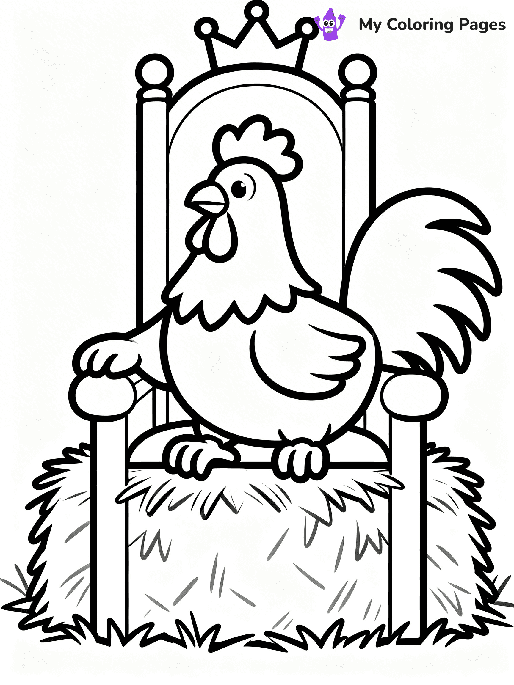 Rooster Coloring Pages - 30