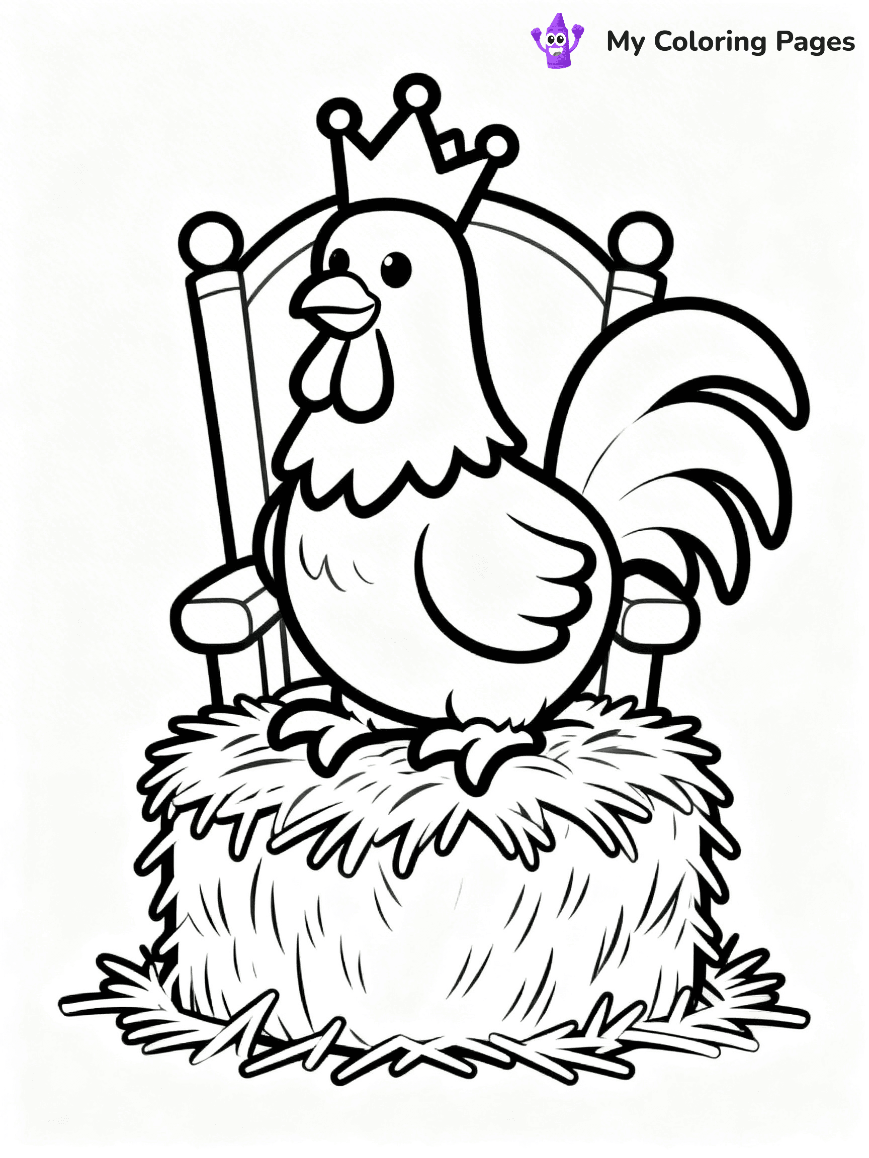 Rooster Coloring Pages - 29