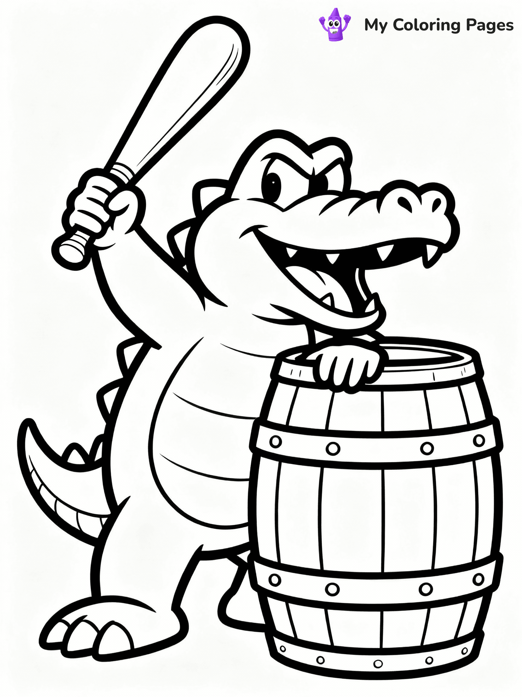 Donkey Kong Coloring Pages - 26