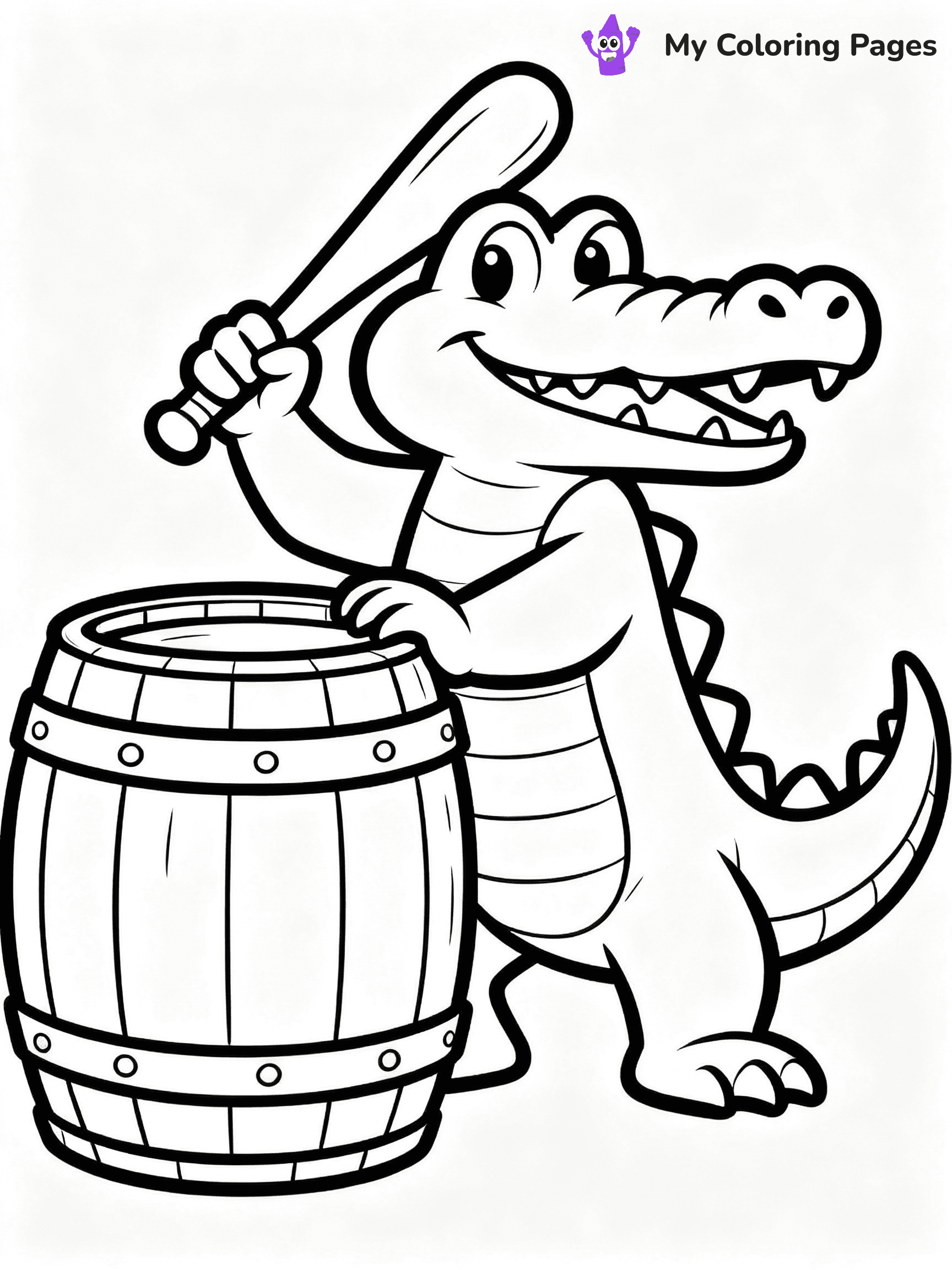 Donkey Kong Coloring Pages - 22