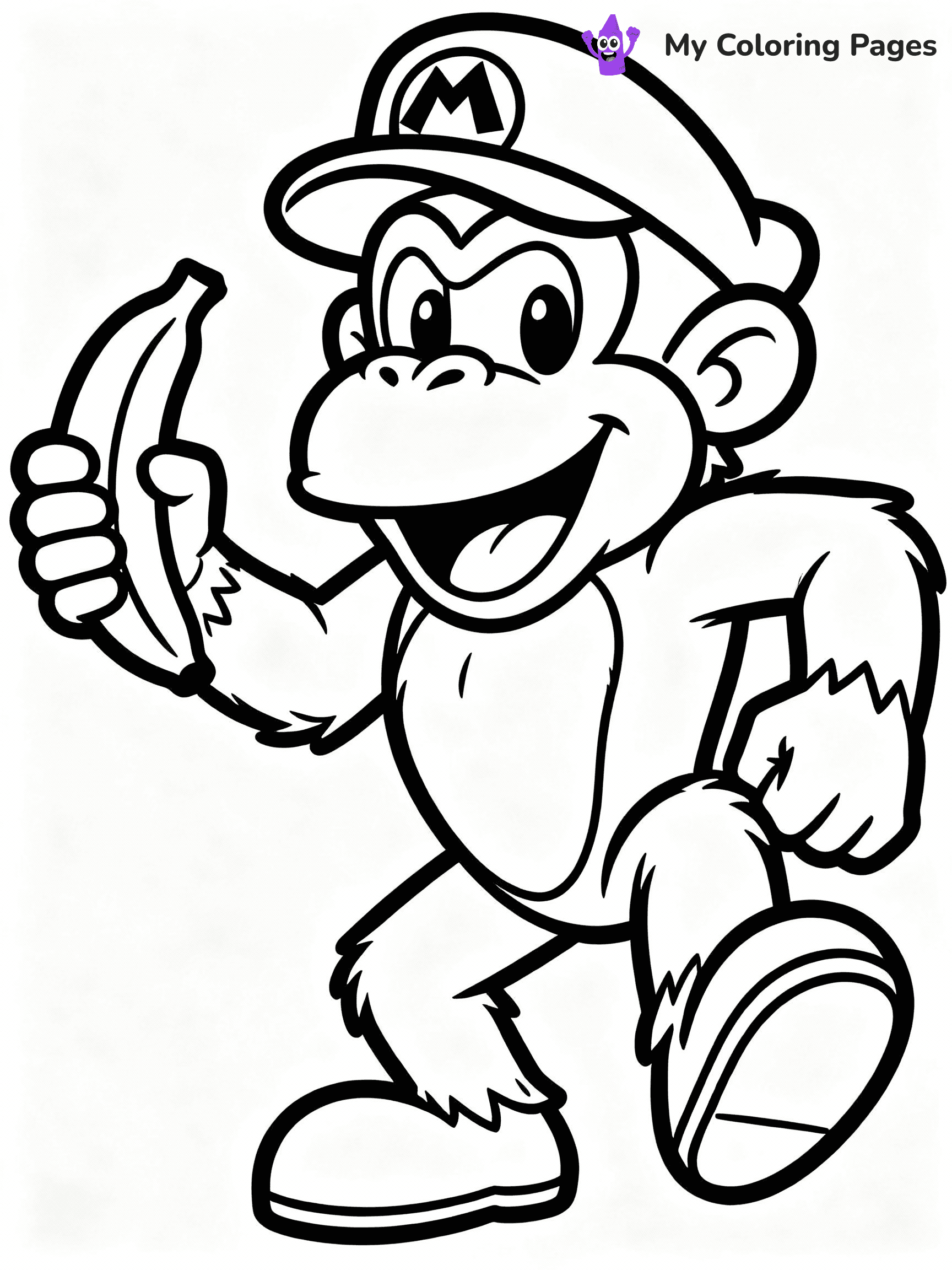 Donkey Kong Coloring Pages - 18