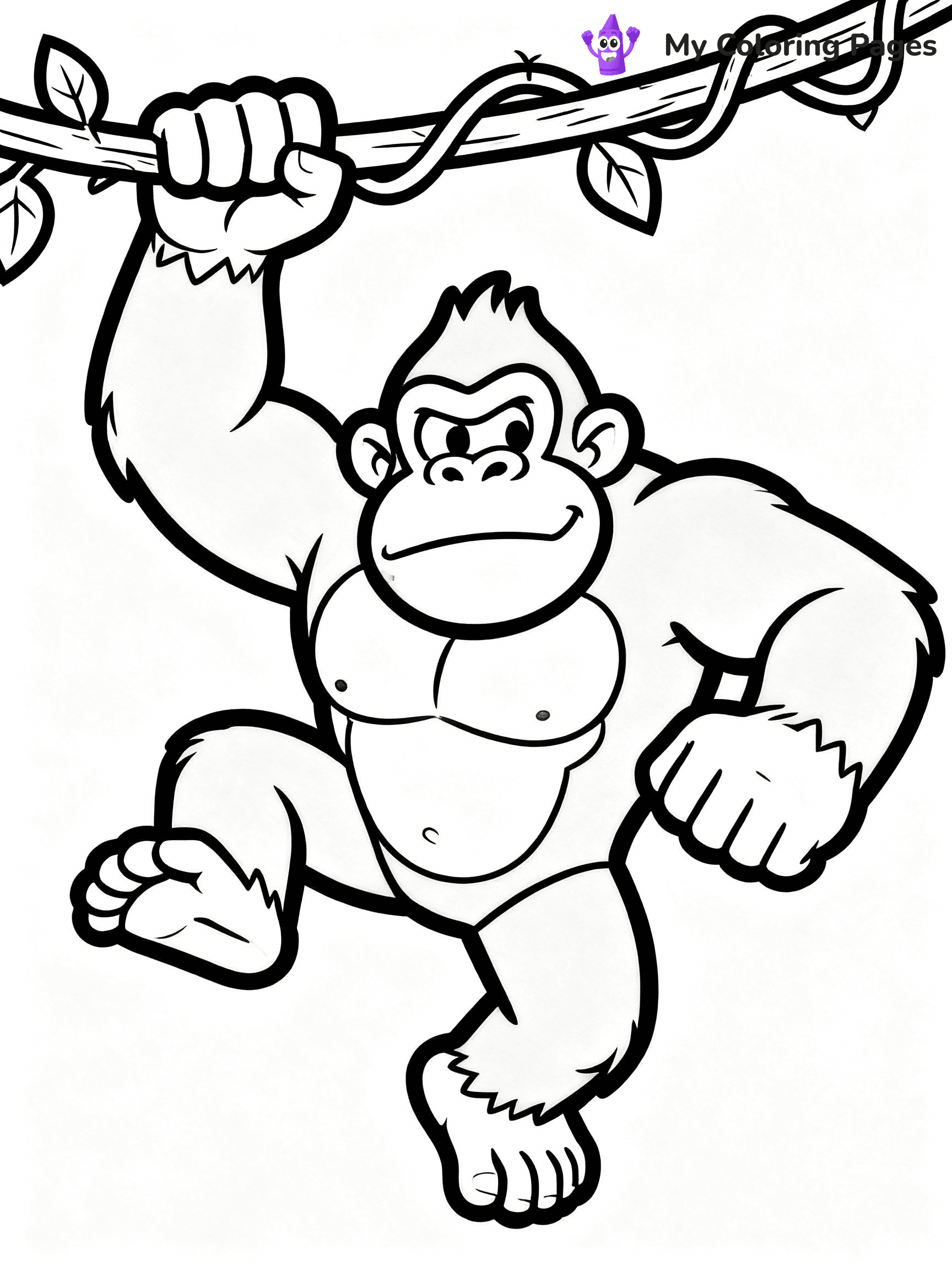 Donkey Kong Coloring Pages - 13