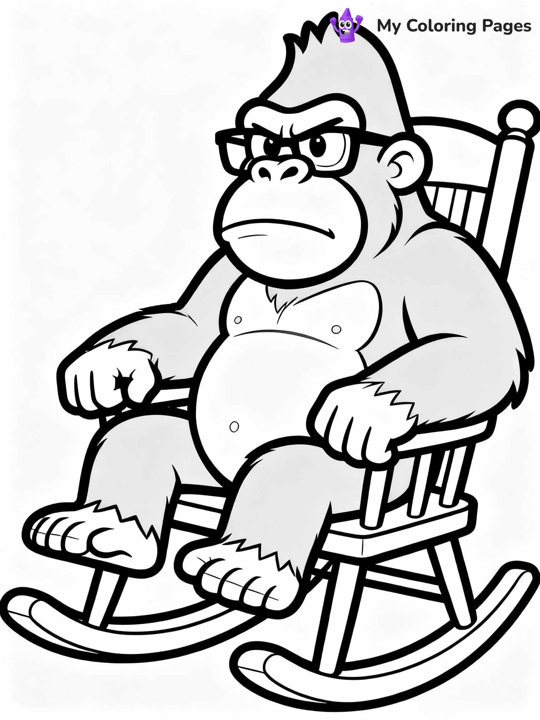 Donkey Kong Coloring Pages - 7