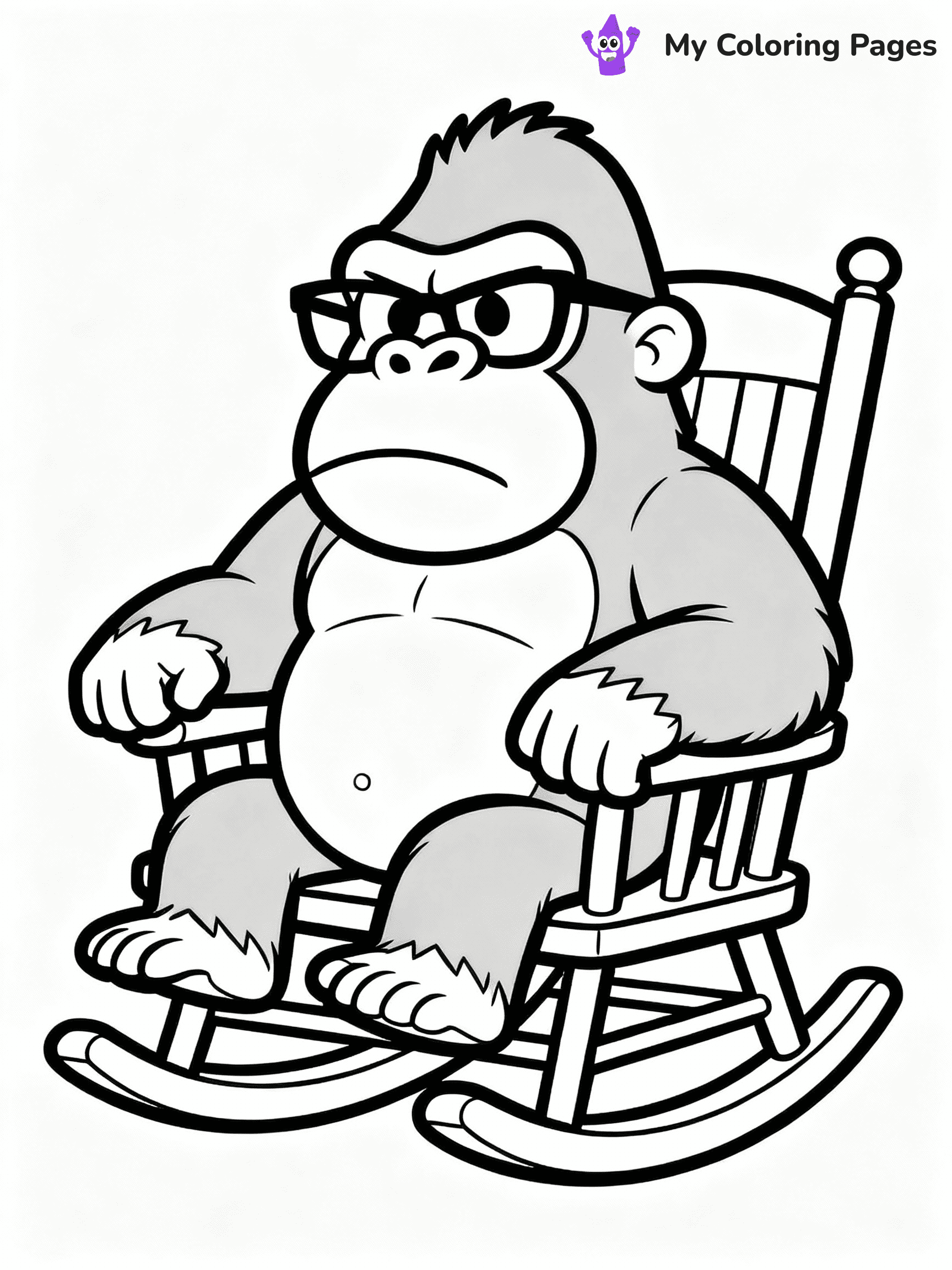 Donkey Kong Coloring Pages - 6