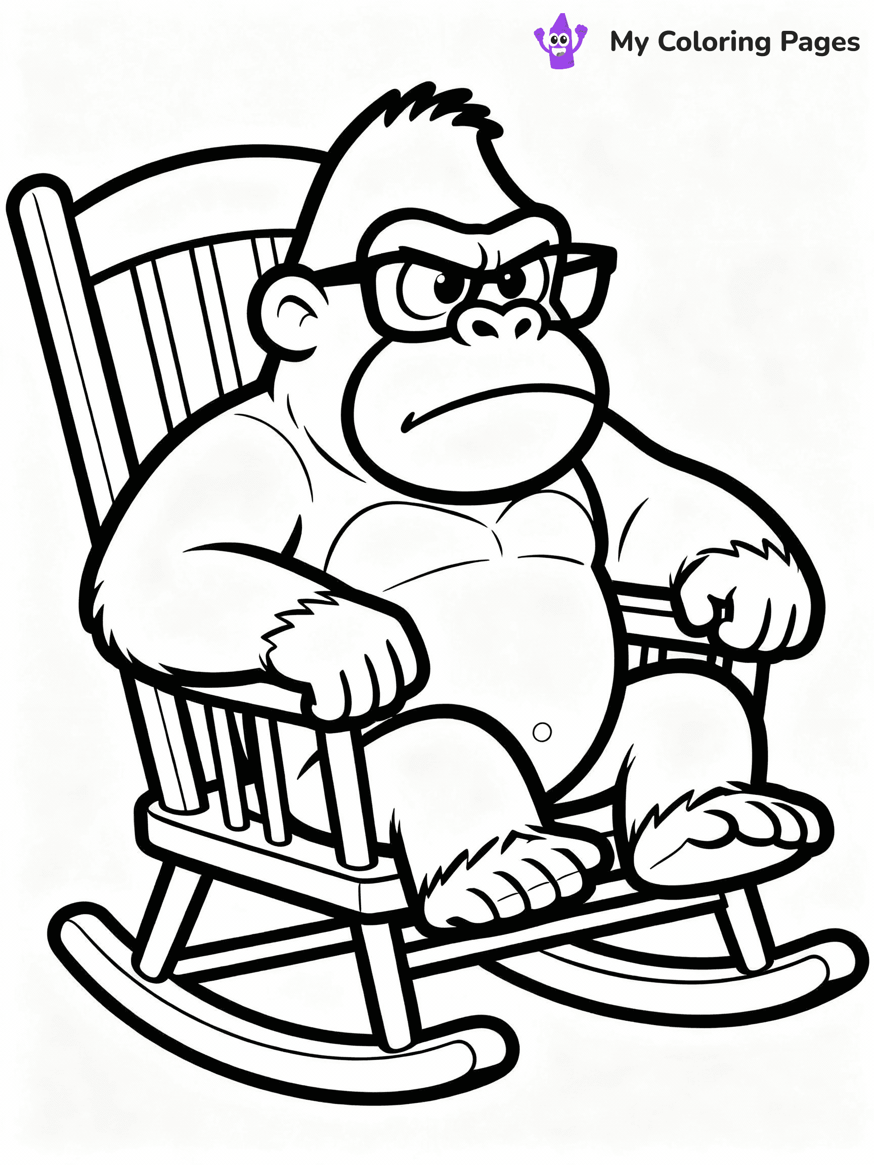Donkey Kong Coloring Pages - 4