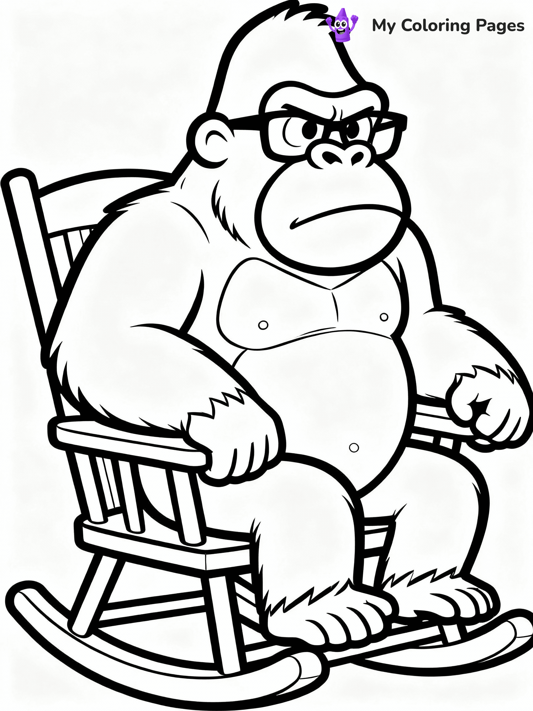 Donkey Kong Coloring Pages - 1