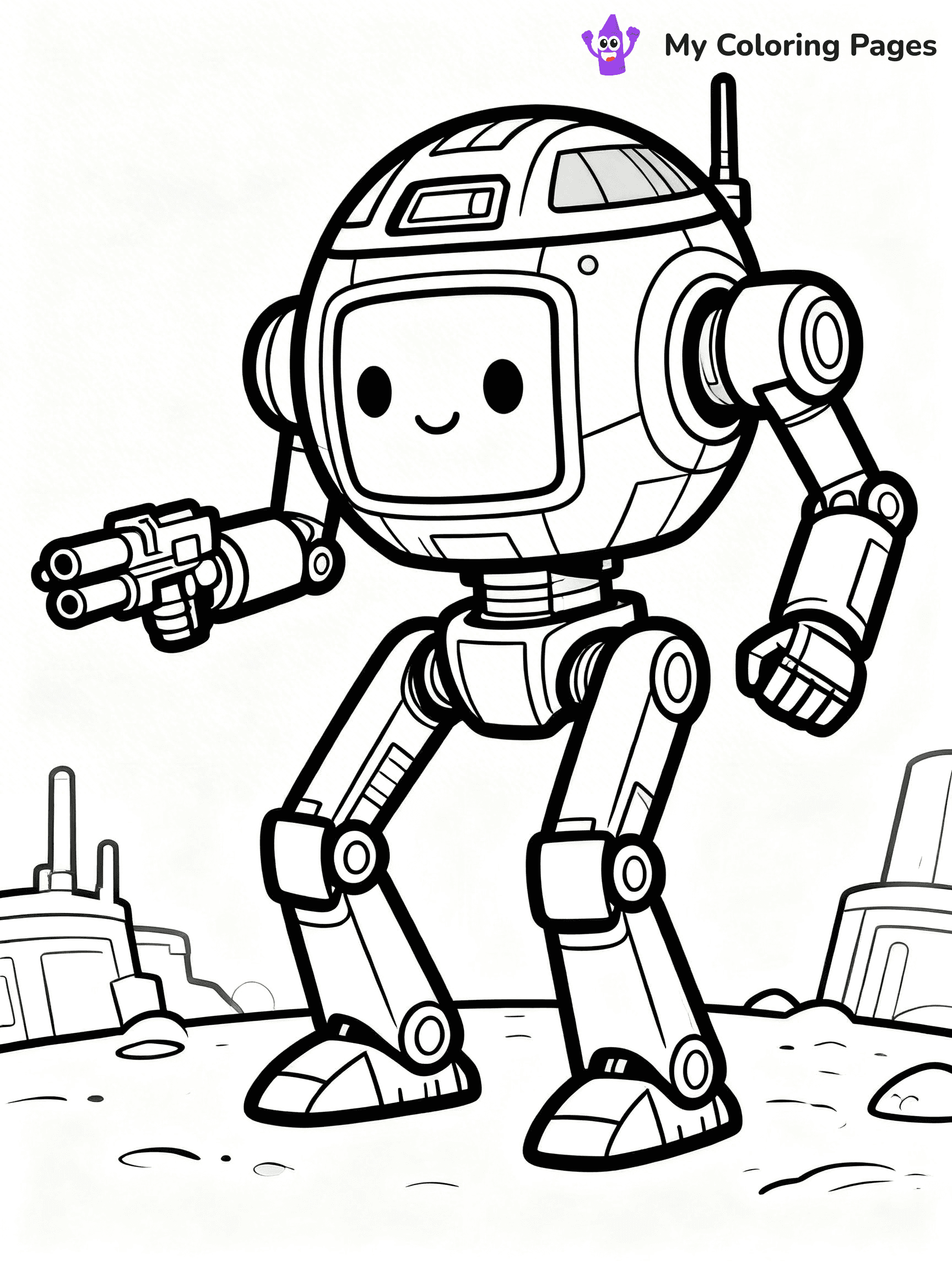 Battle Droid Coloring Pages - 14