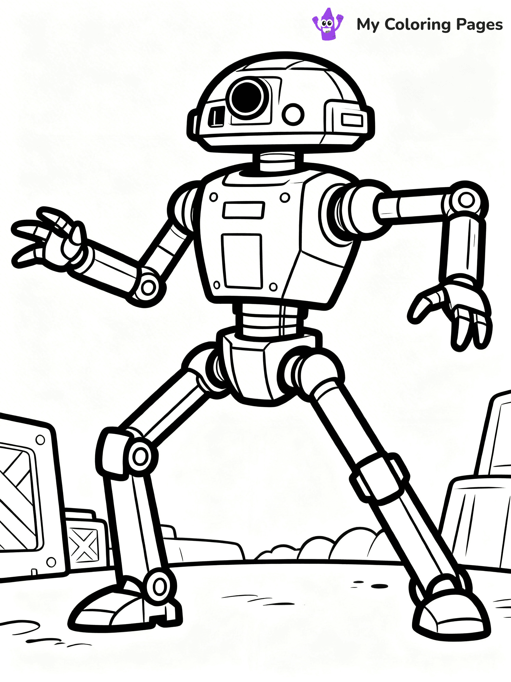 Battle Droid Coloring Pages - 13