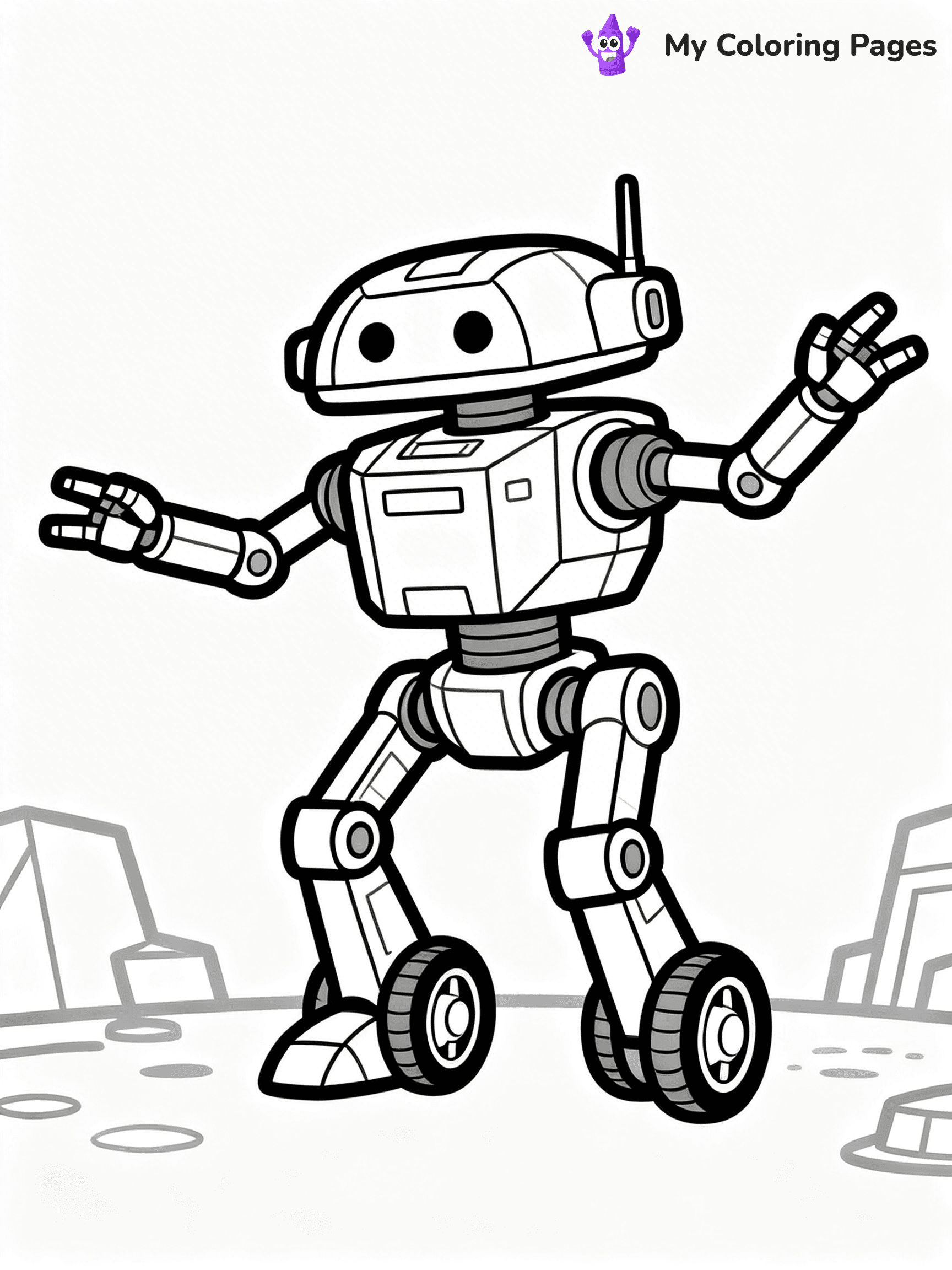Battle Droid Coloring Pages - 10