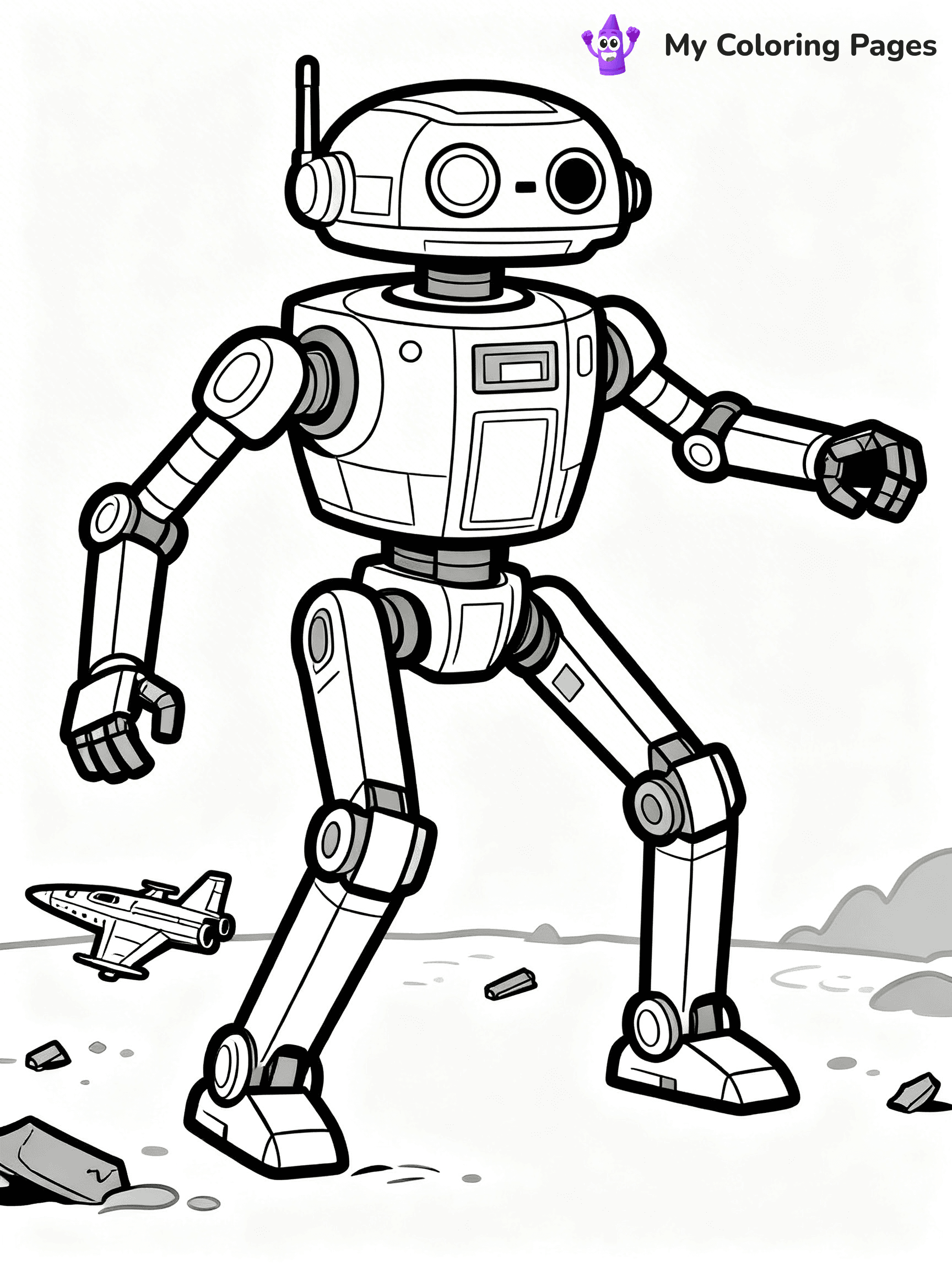 Battle Droid Coloring Pages - 9
