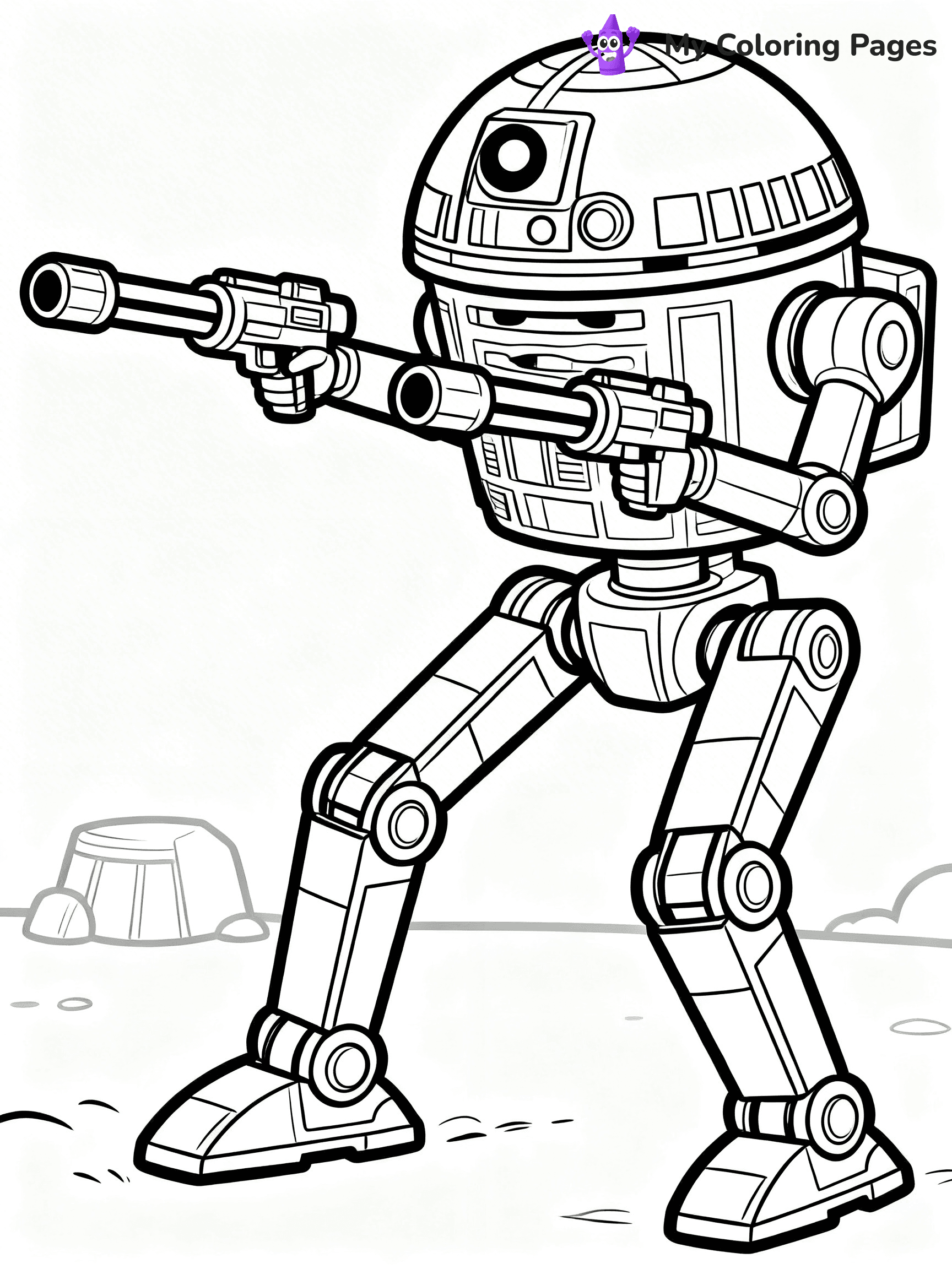 Battle Droid Coloring Pages - 8