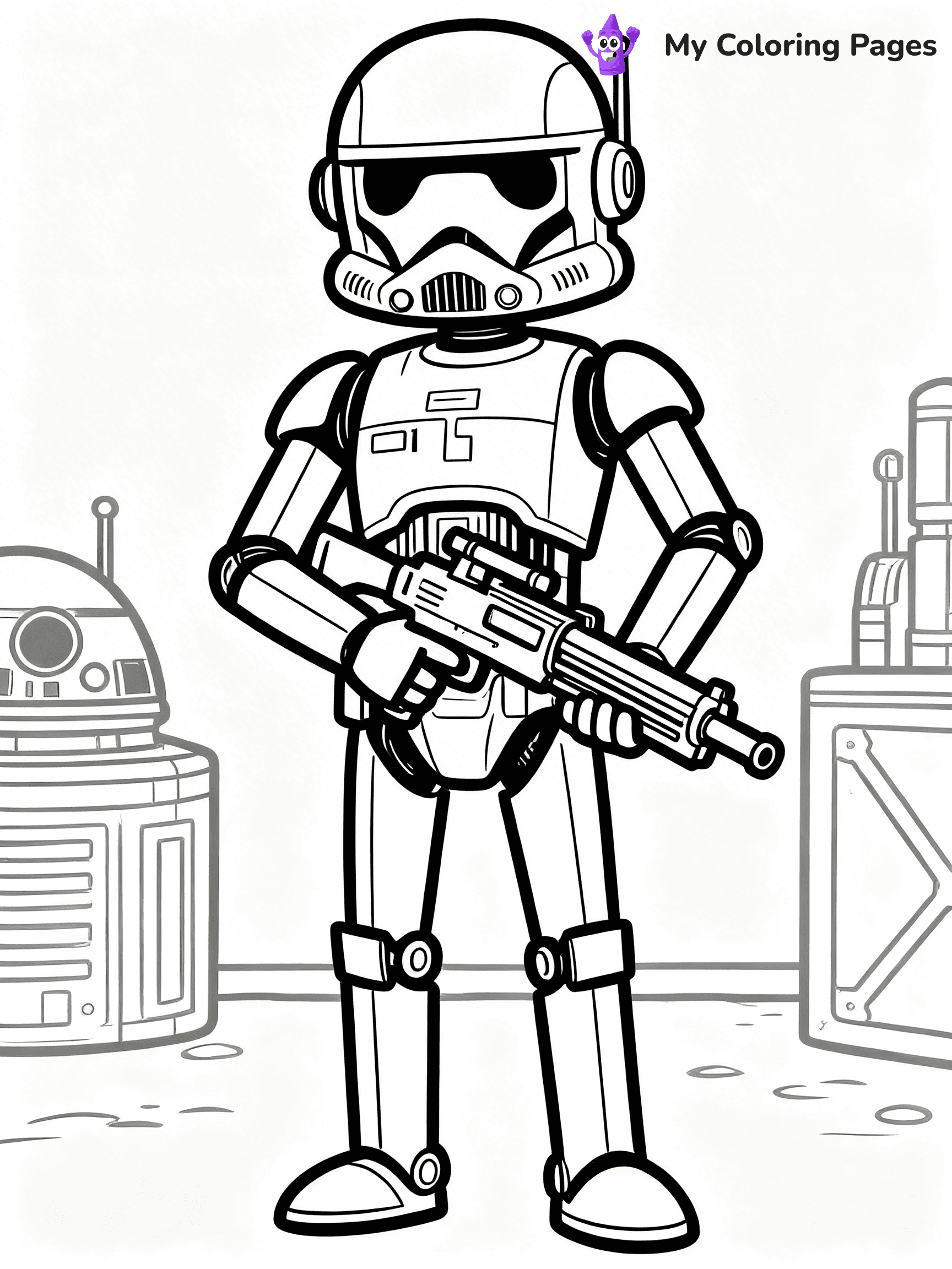 Battle Droid Coloring Pages - 3