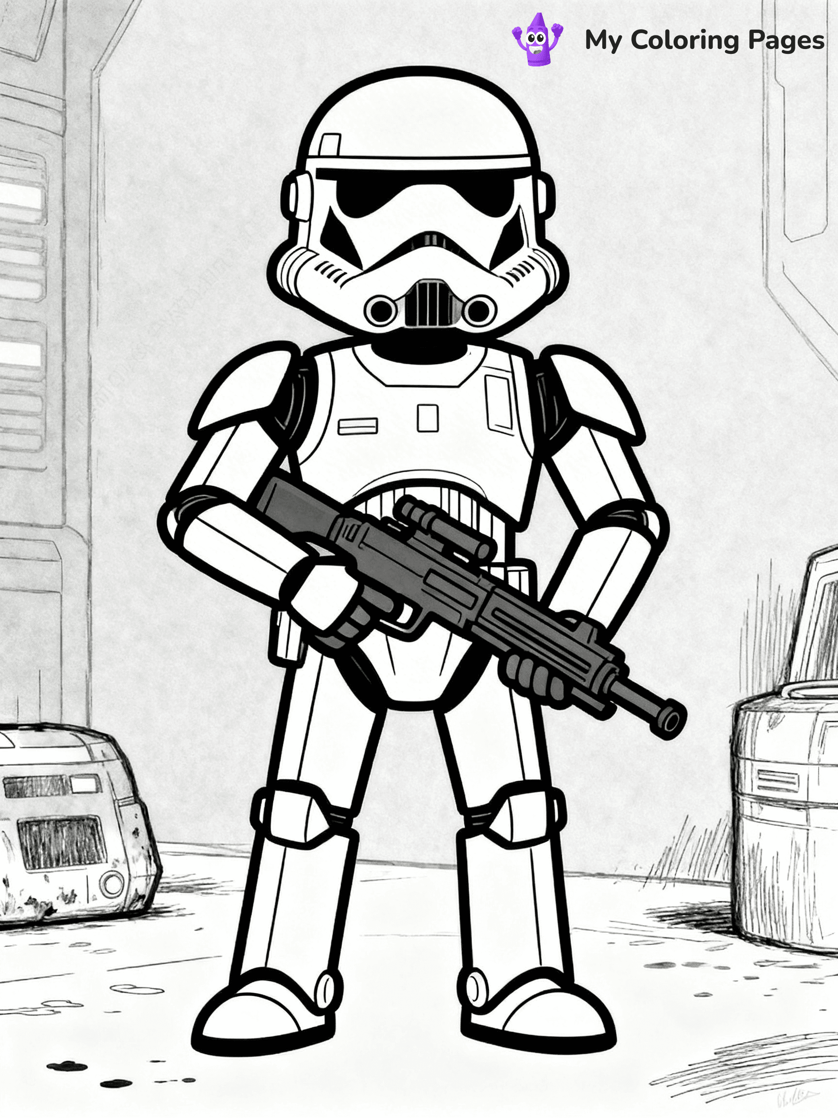 Battle Droid Coloring Pages - 1