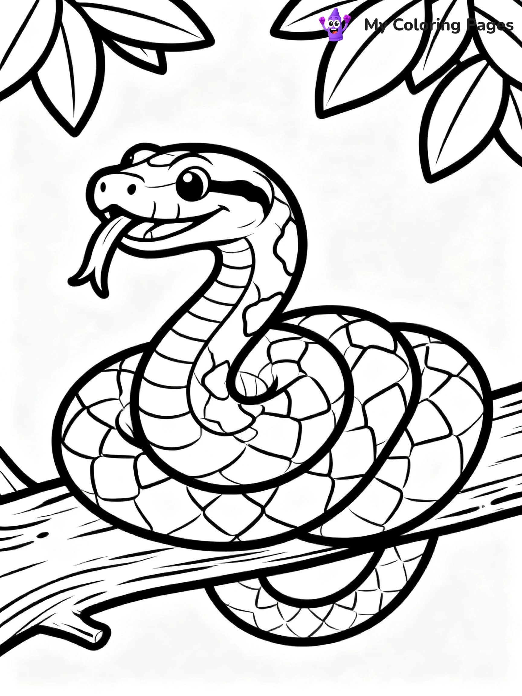 Anaconda Coloring Pages - 21