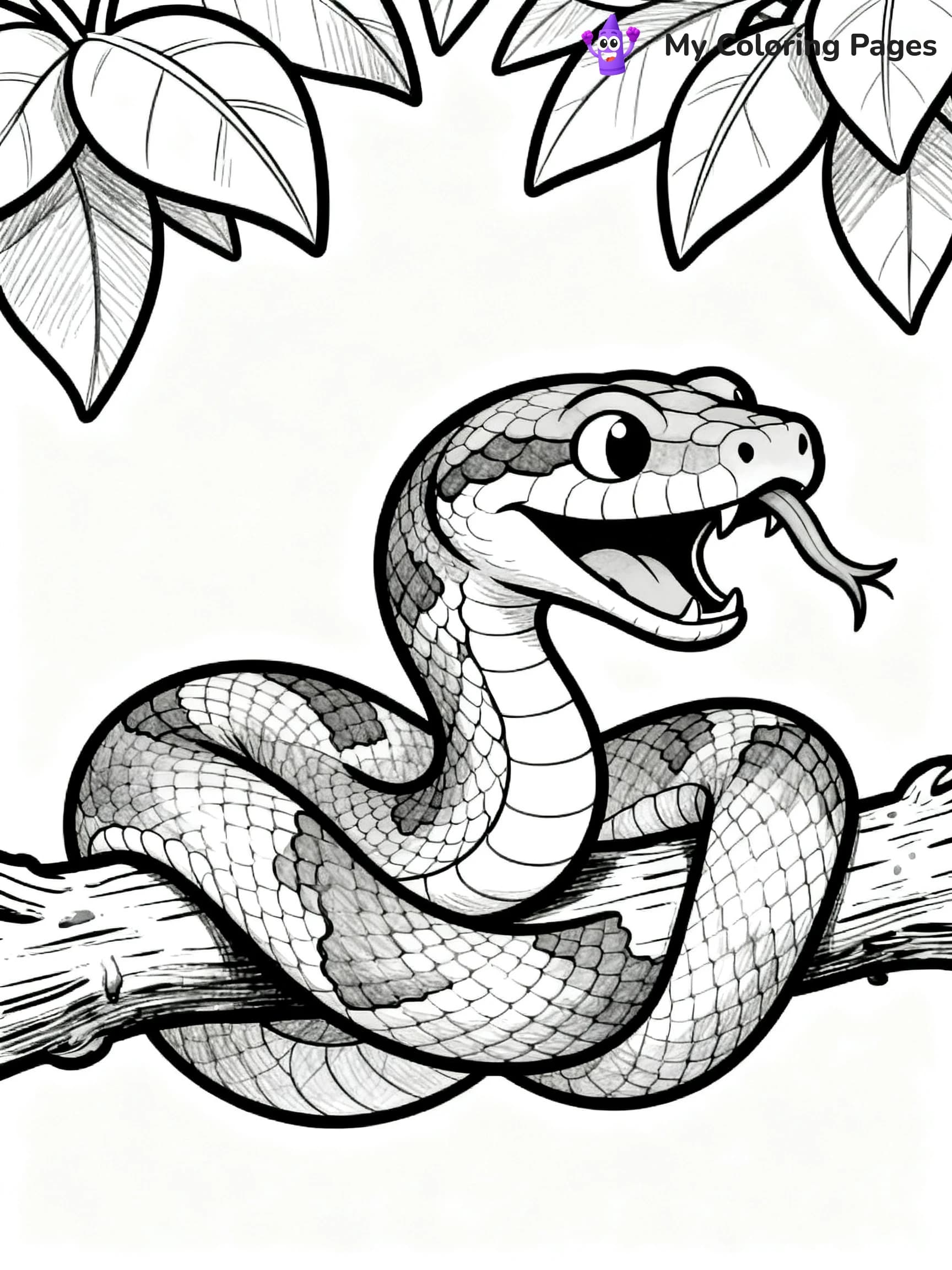 Anaconda Coloring Pages - 17