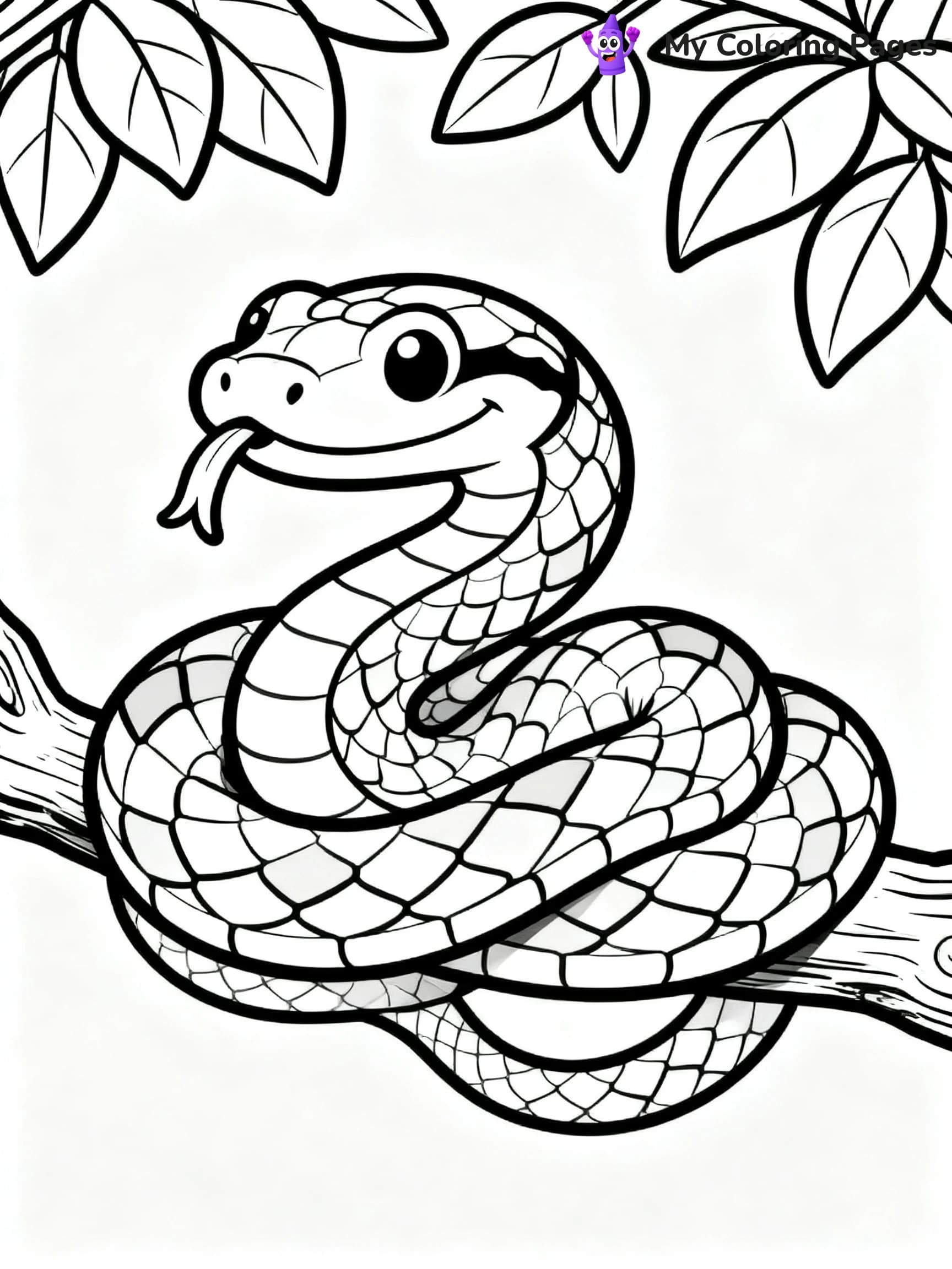 Anaconda Coloring Pages - 16