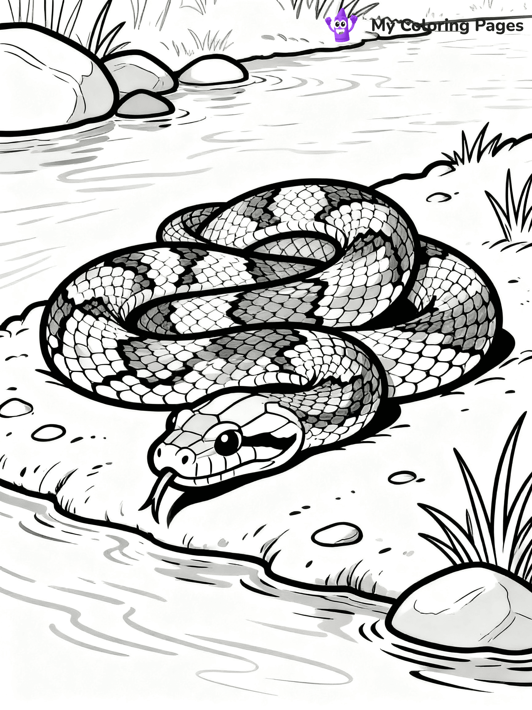Anaconda Coloring Pages - 15