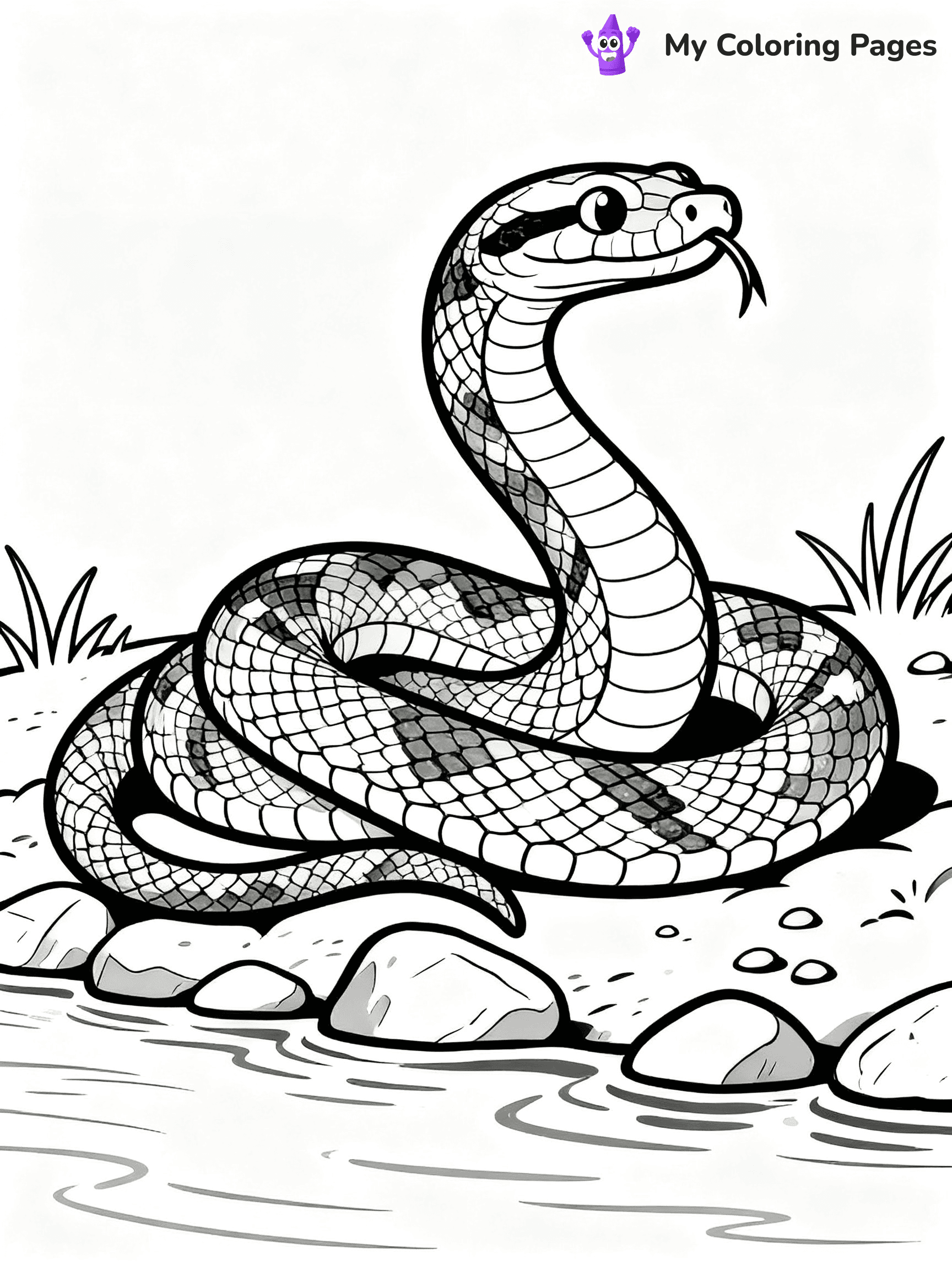 Anaconda Coloring Pages - 12