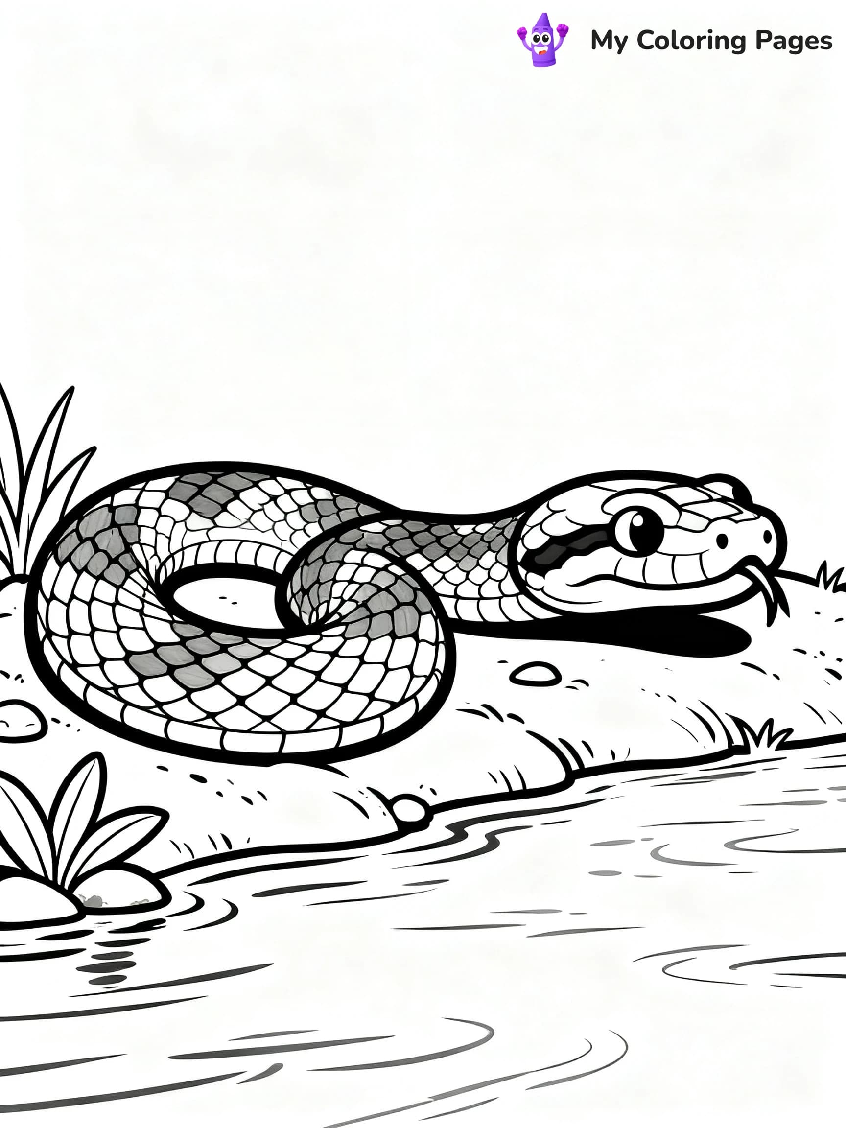 Anaconda Coloring Pages - 11
