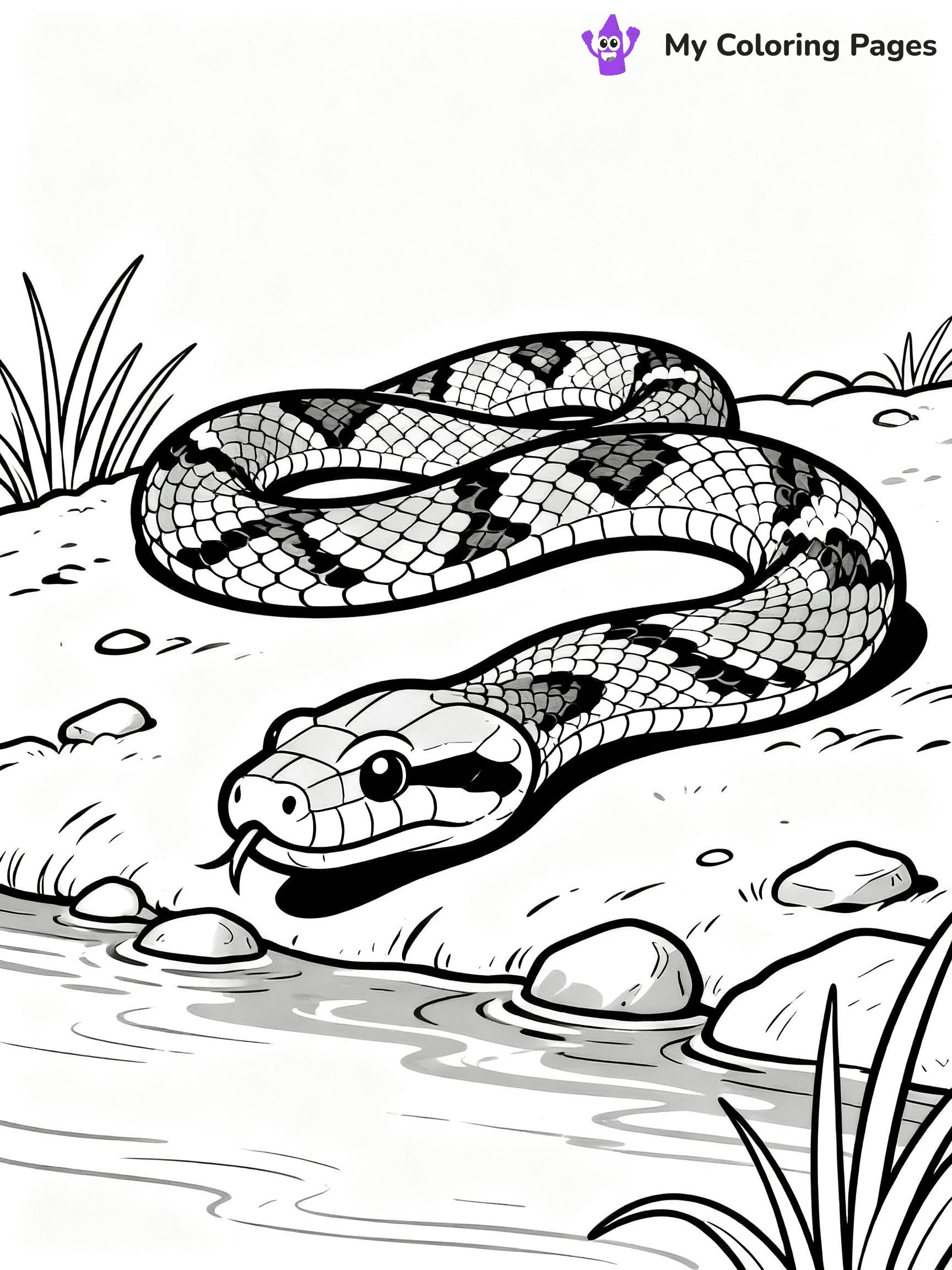 Anaconda Coloring Pages - 10