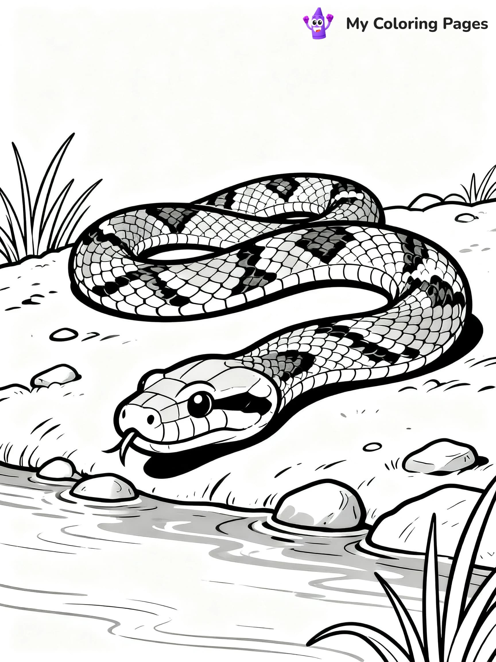 Anaconda Coloring Pages - 10