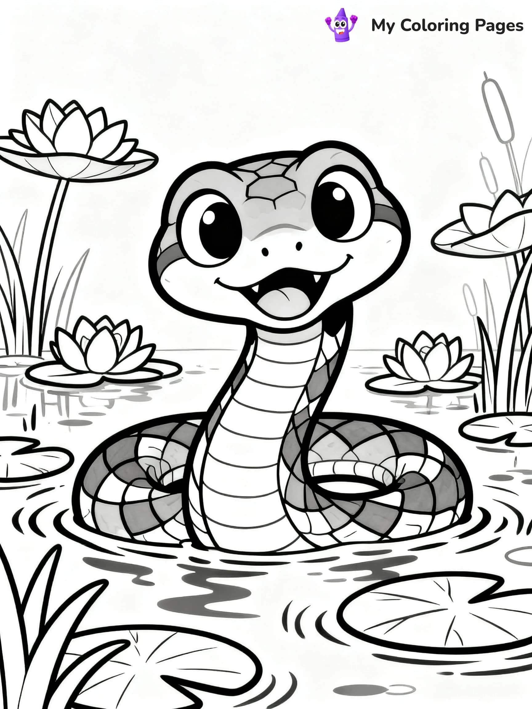 Anaconda Coloring Pages - 8