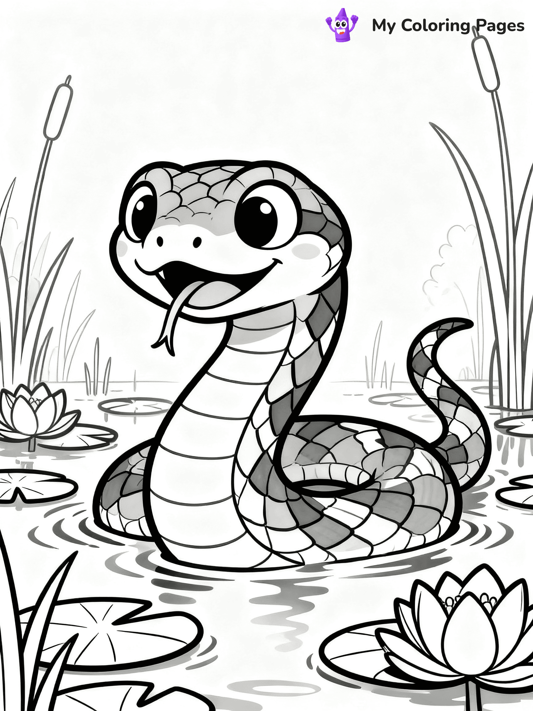 Anaconda Coloring Pages - 7