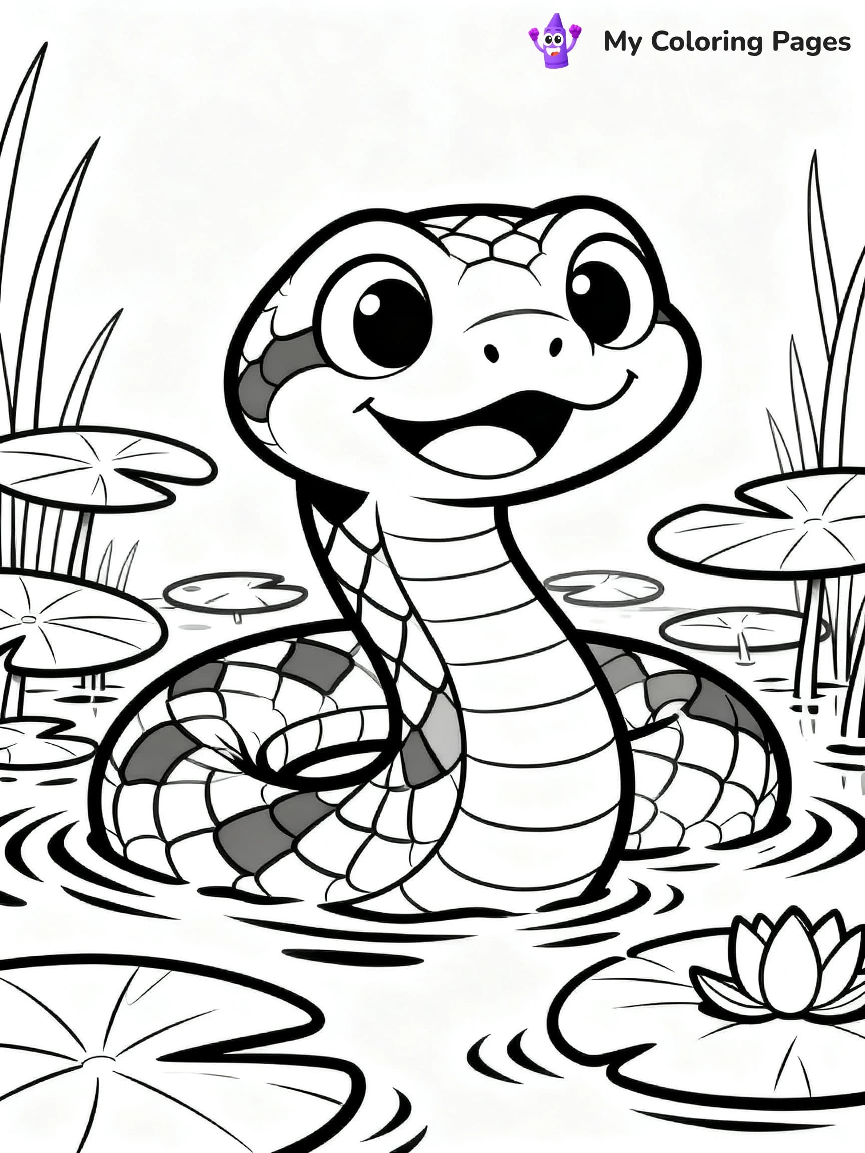 Anaconda Coloring Pages - 6