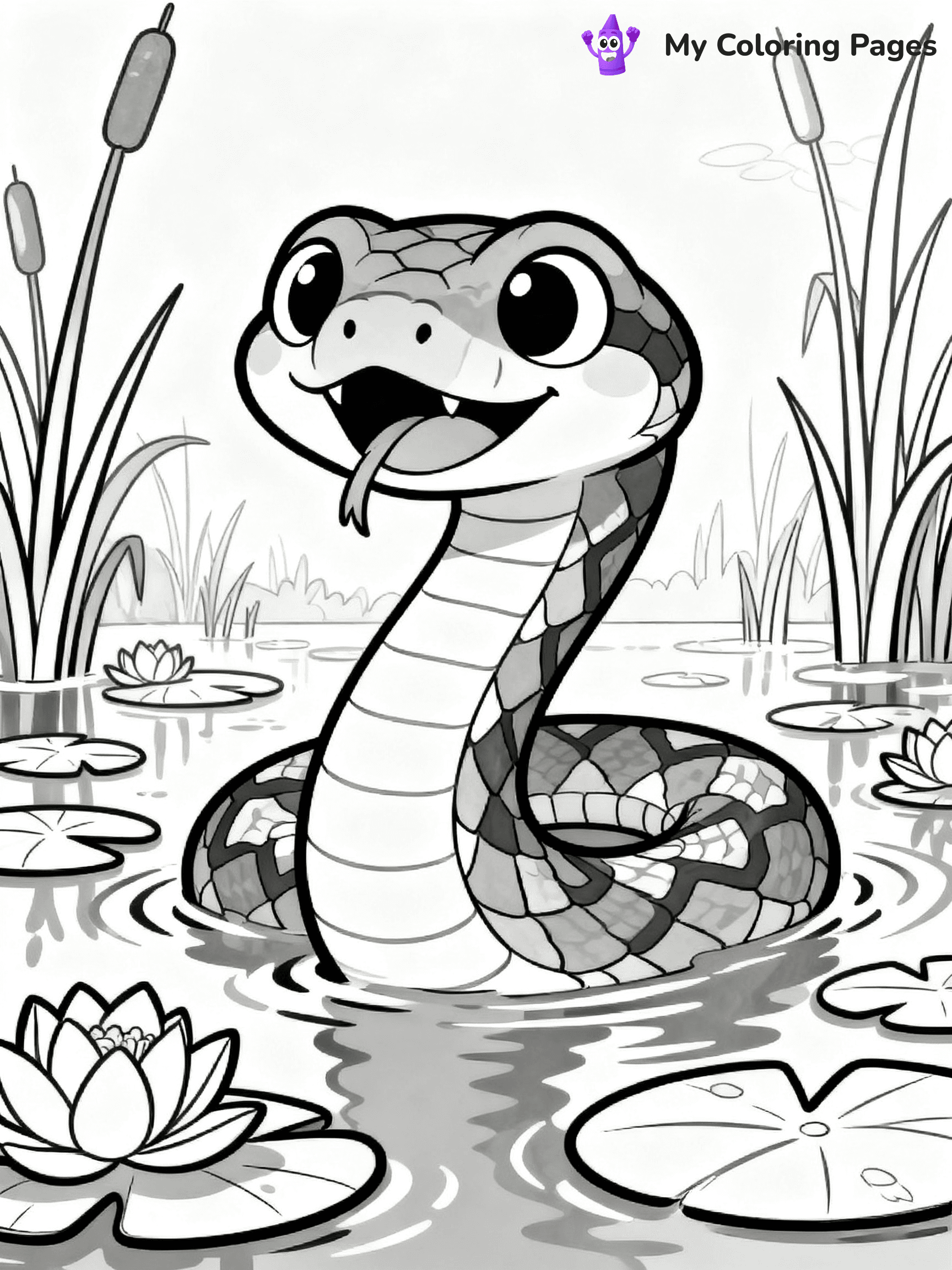 Anaconda Coloring Pages - 5
