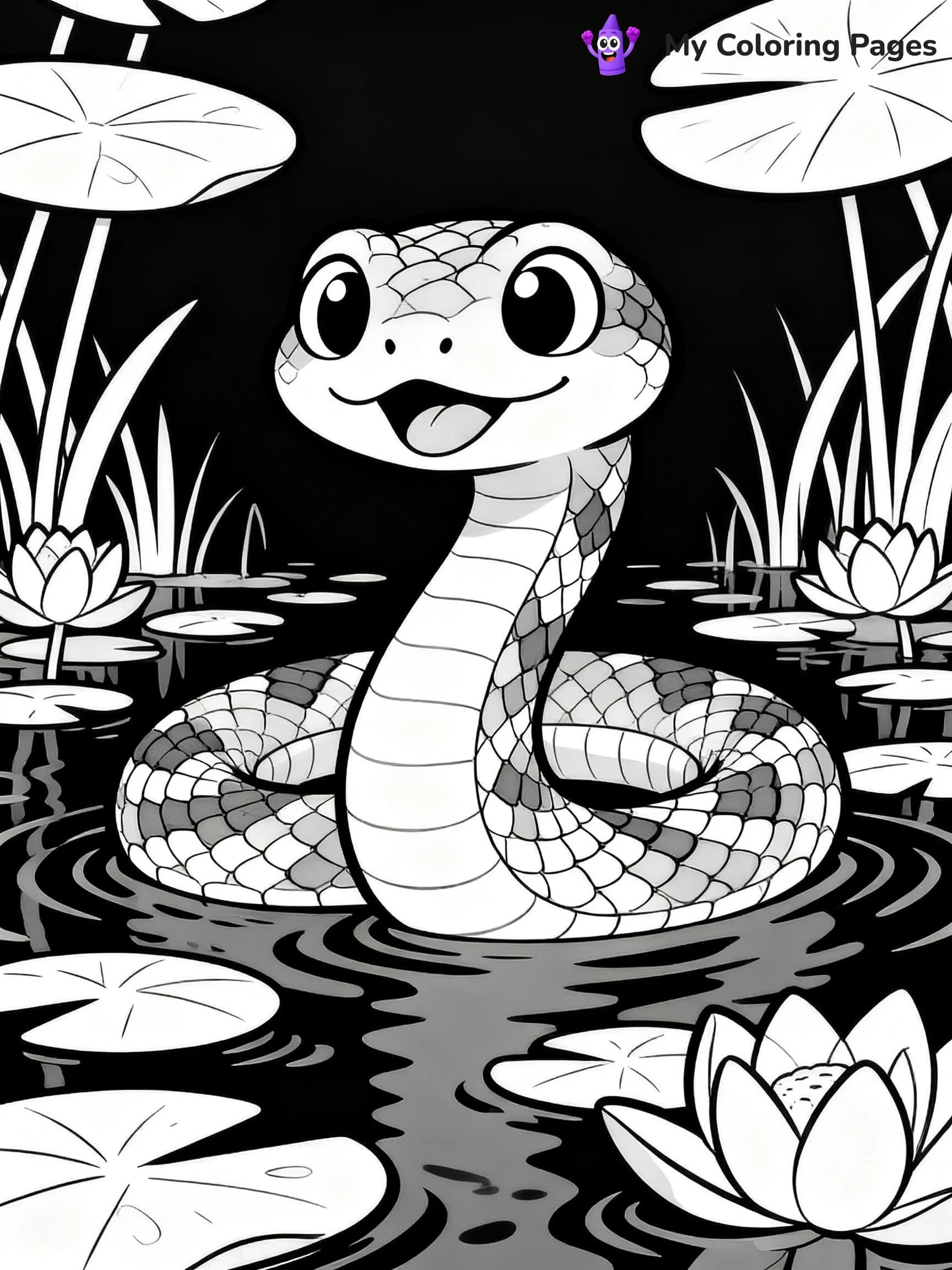 Anaconda Coloring Pages - 2