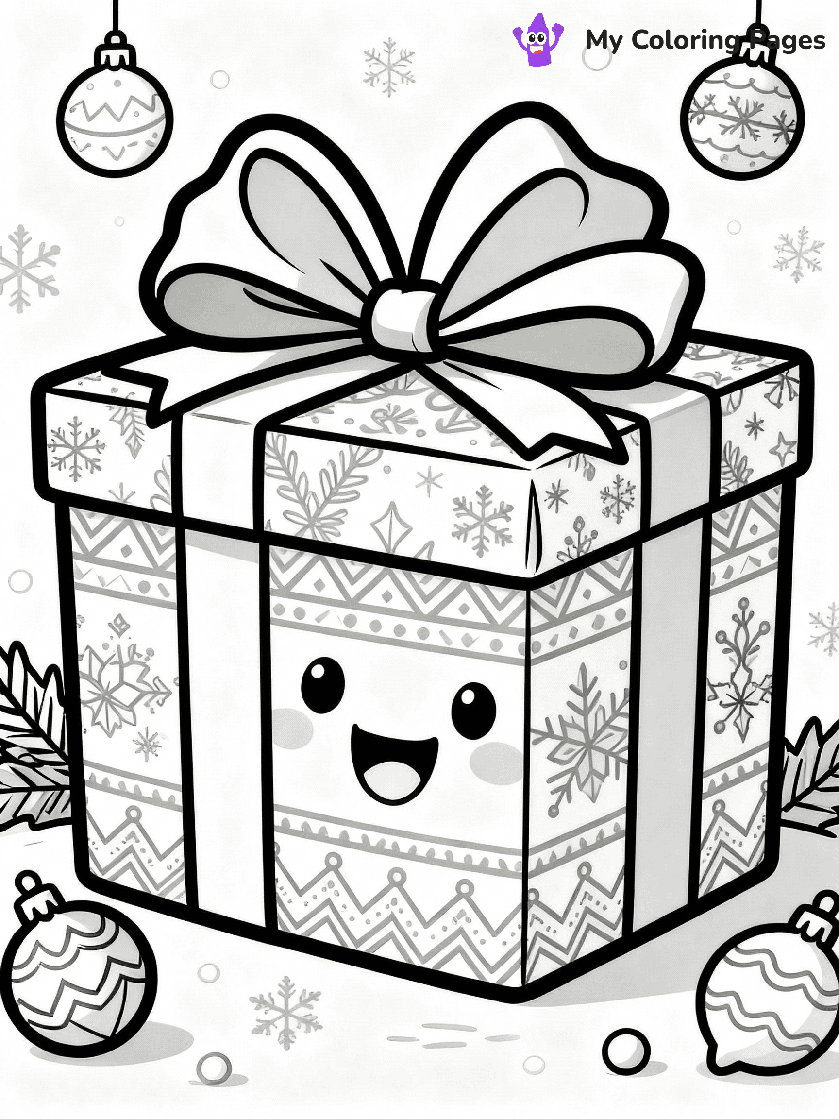 Present Coloring Pages - 26