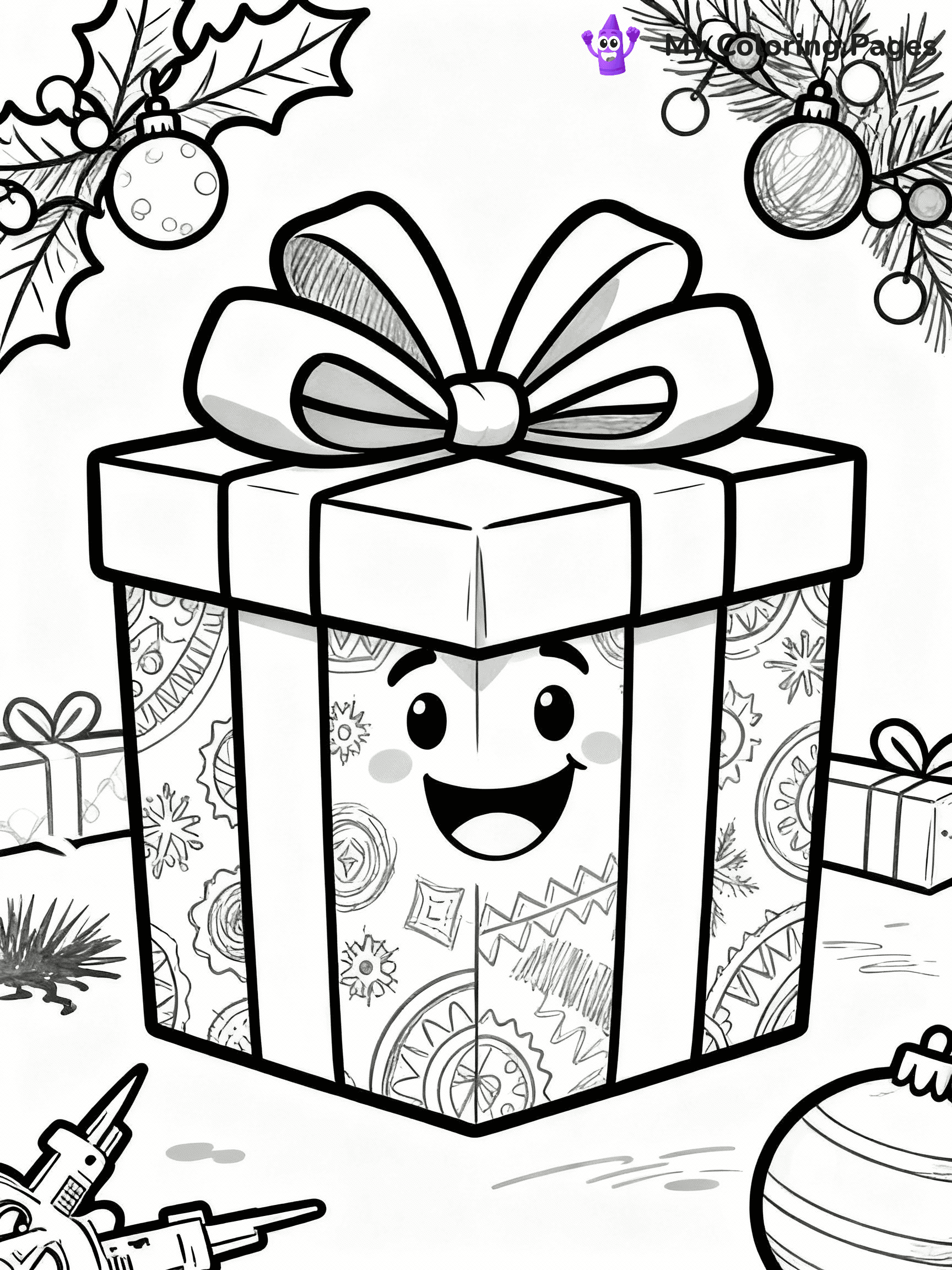 Present Coloring Pages - 25