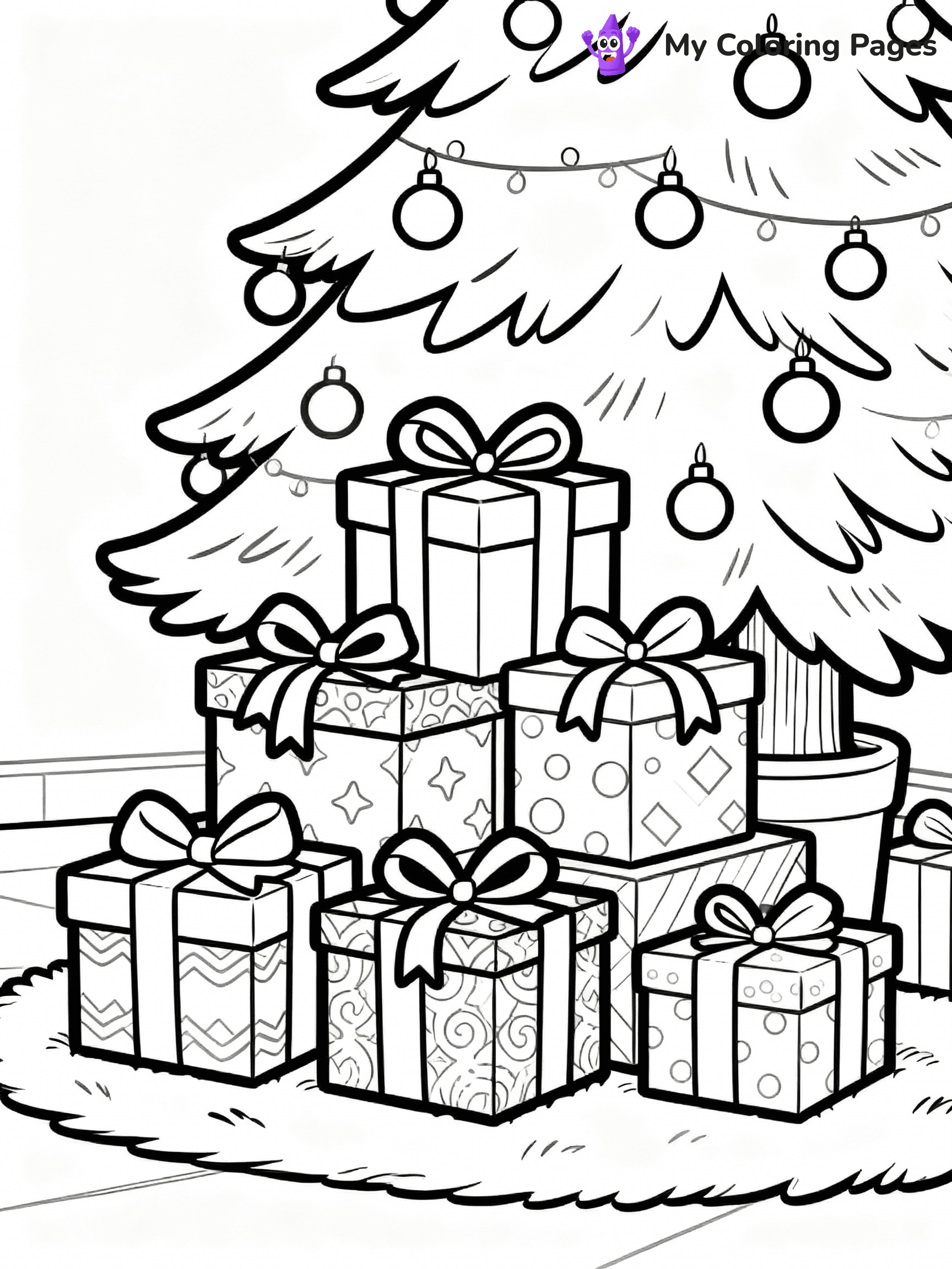 Present Coloring Pages - 24