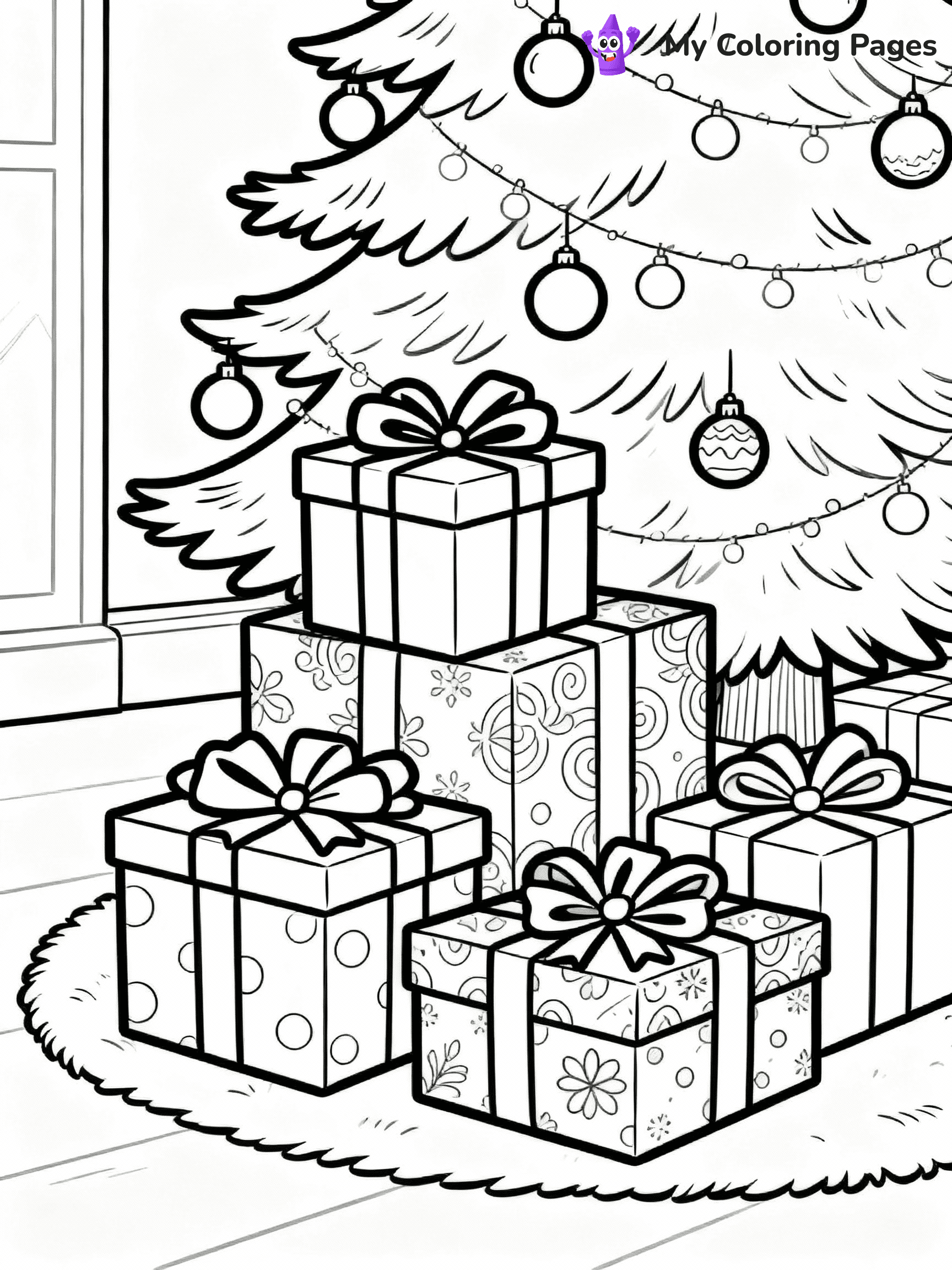 Present Coloring Pages - 22