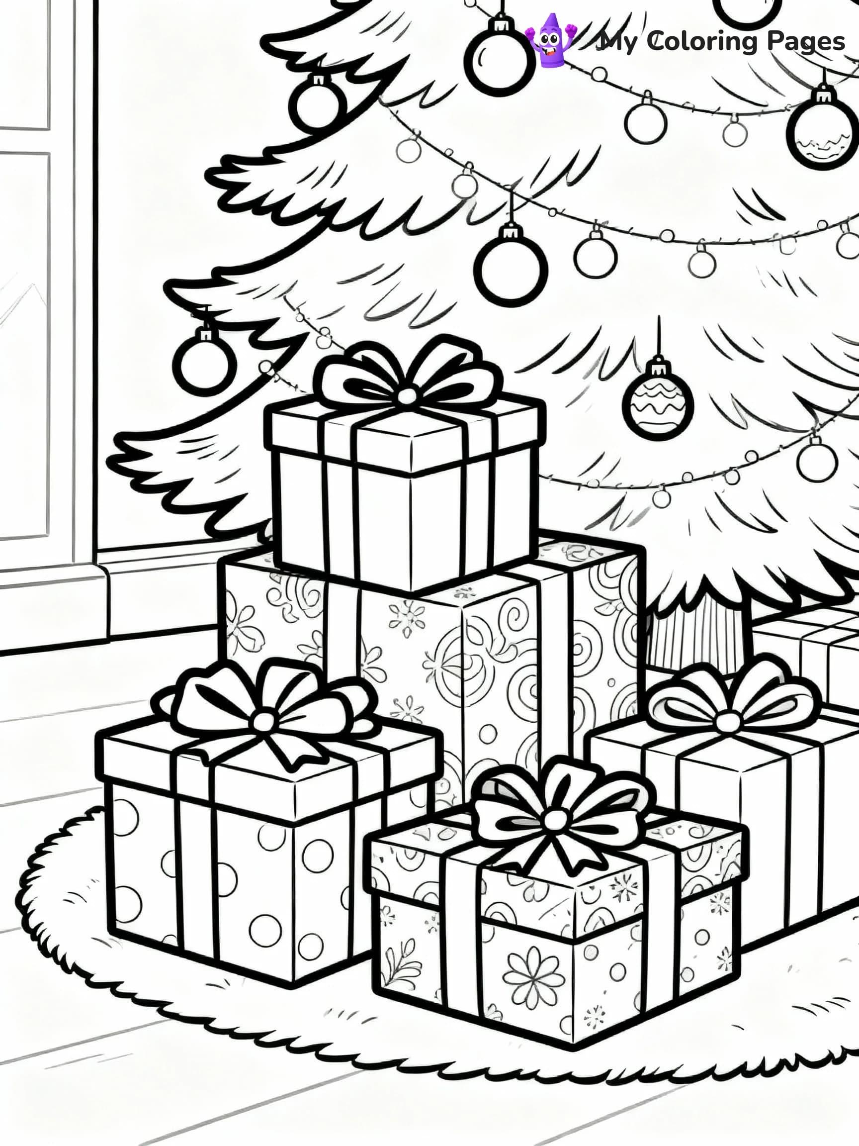 Present Coloring Pages - 22