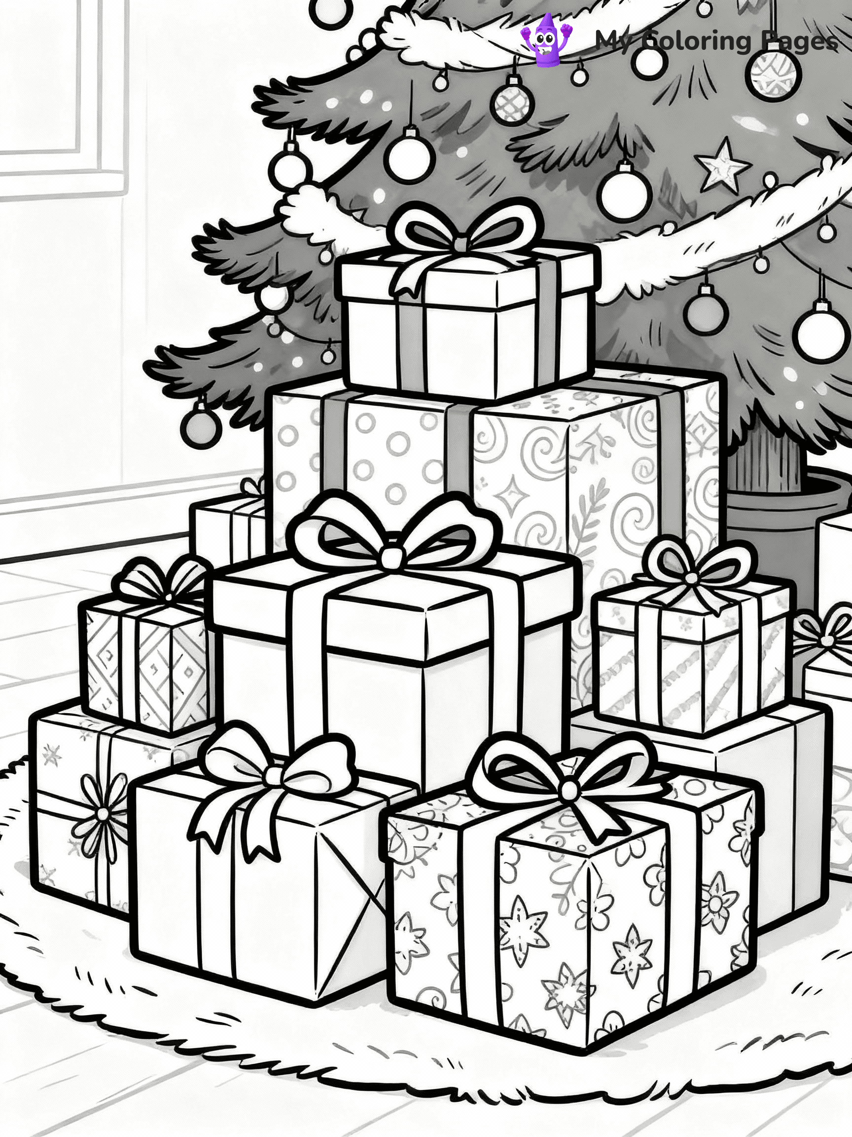 Present Coloring Pages - 21