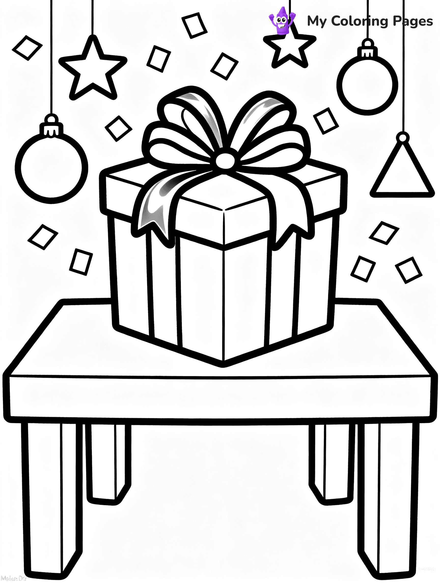 Present Coloring Pages - 18
