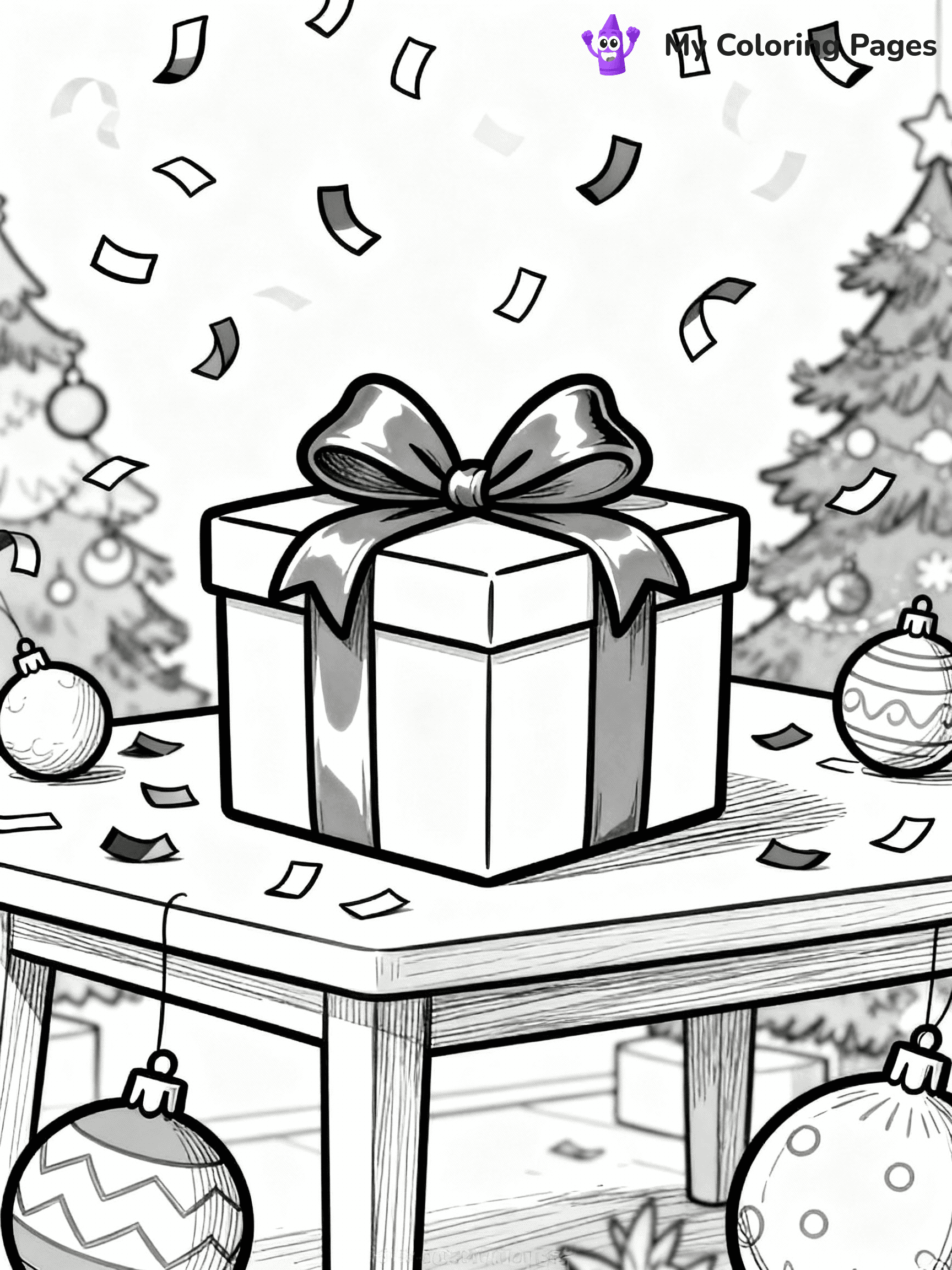Present Coloring Pages - 17