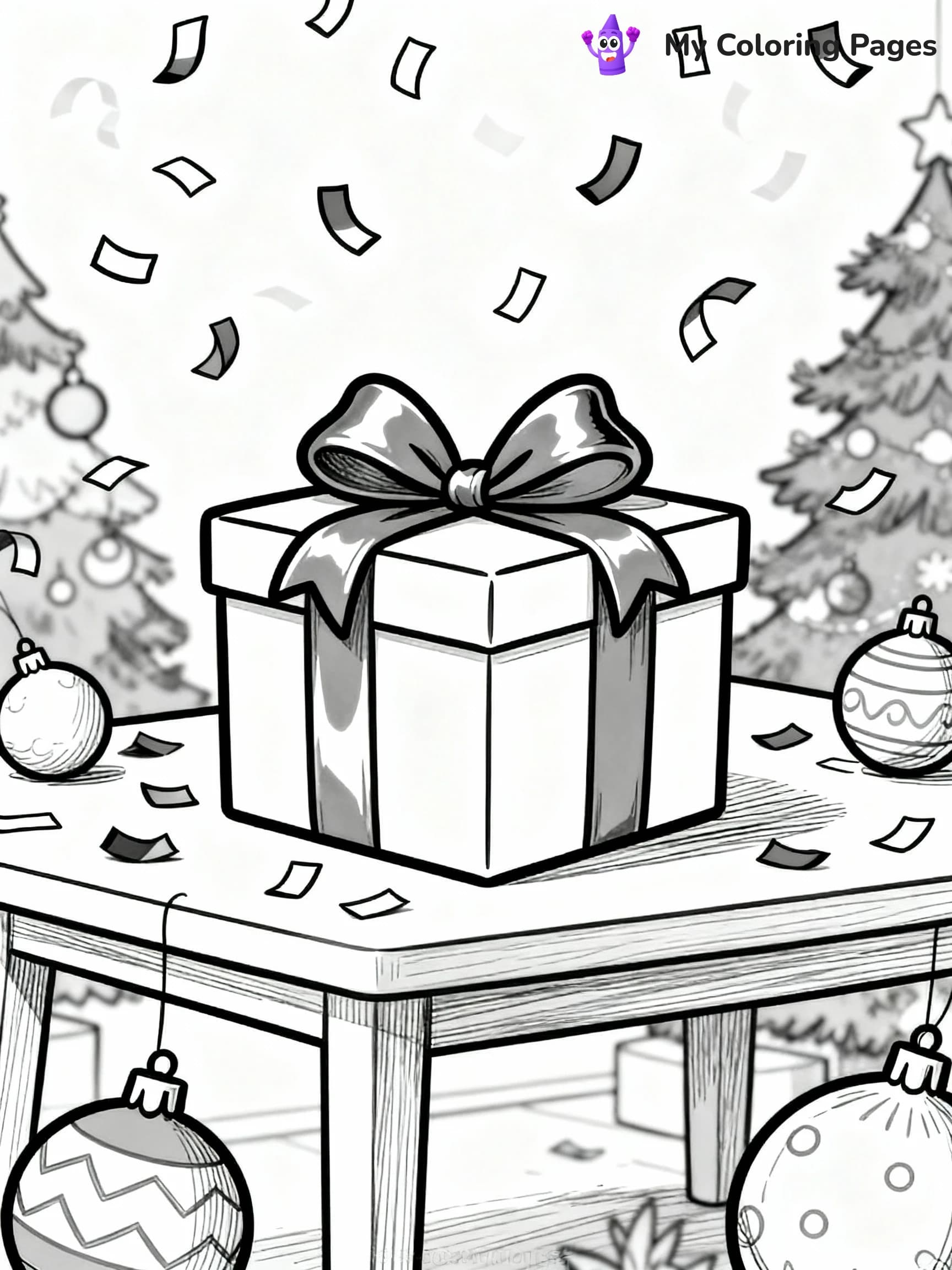 Present Coloring Pages - 17