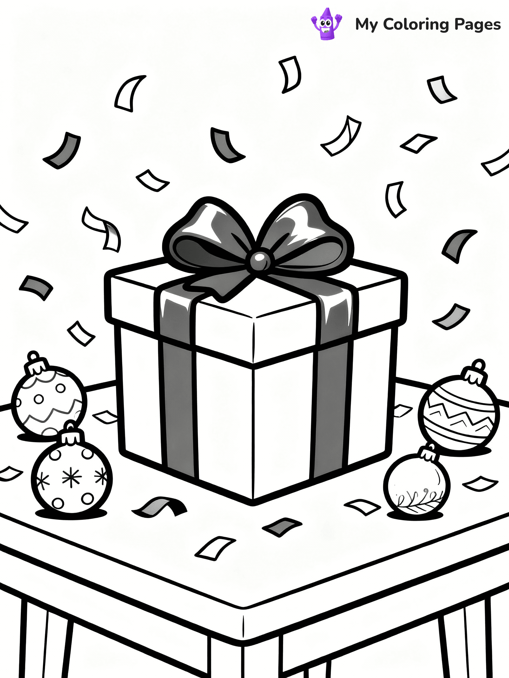 Present Coloring Pages - 16