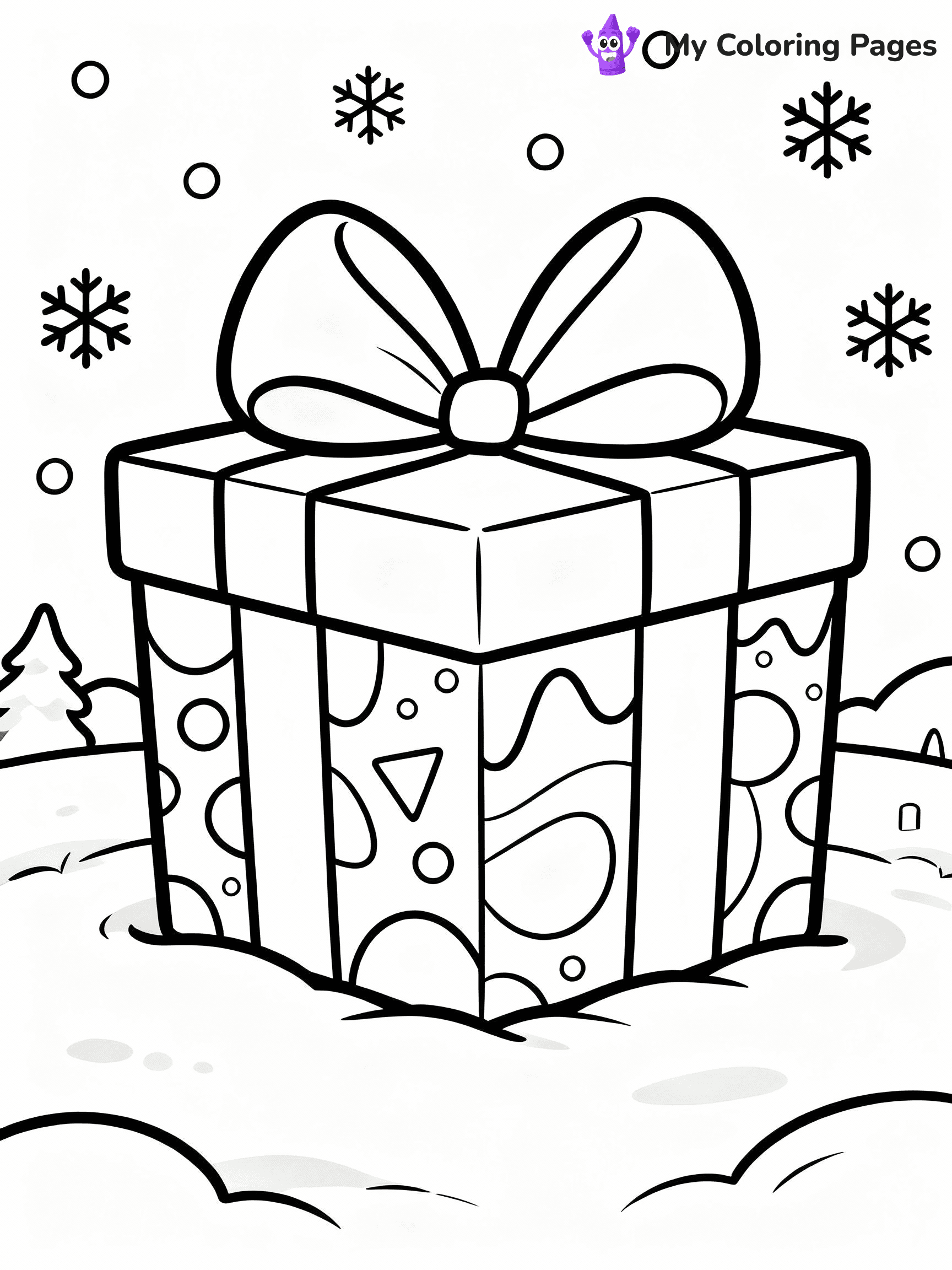 Present Coloring Pages - 12