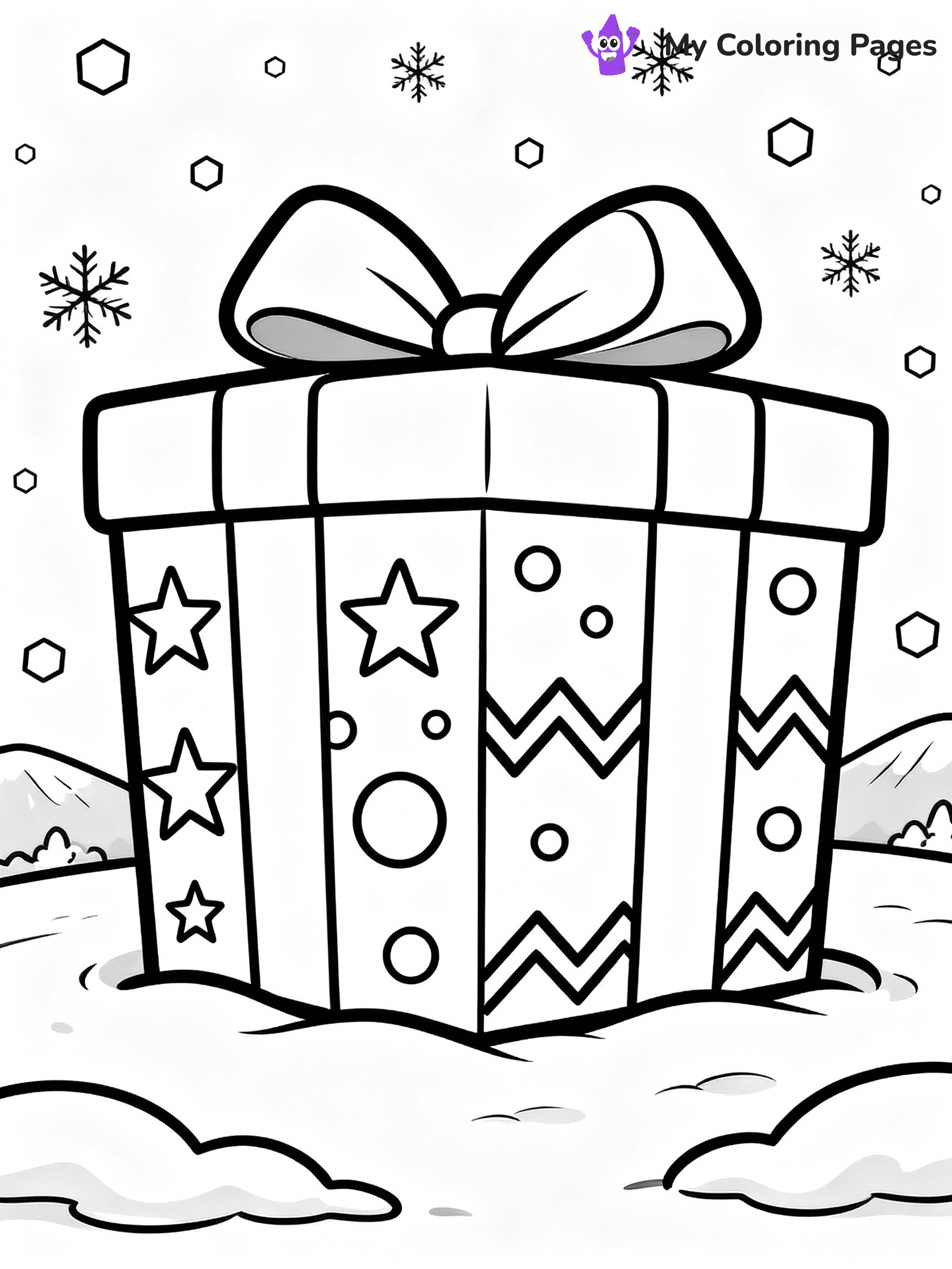 Present Coloring Pages - 10