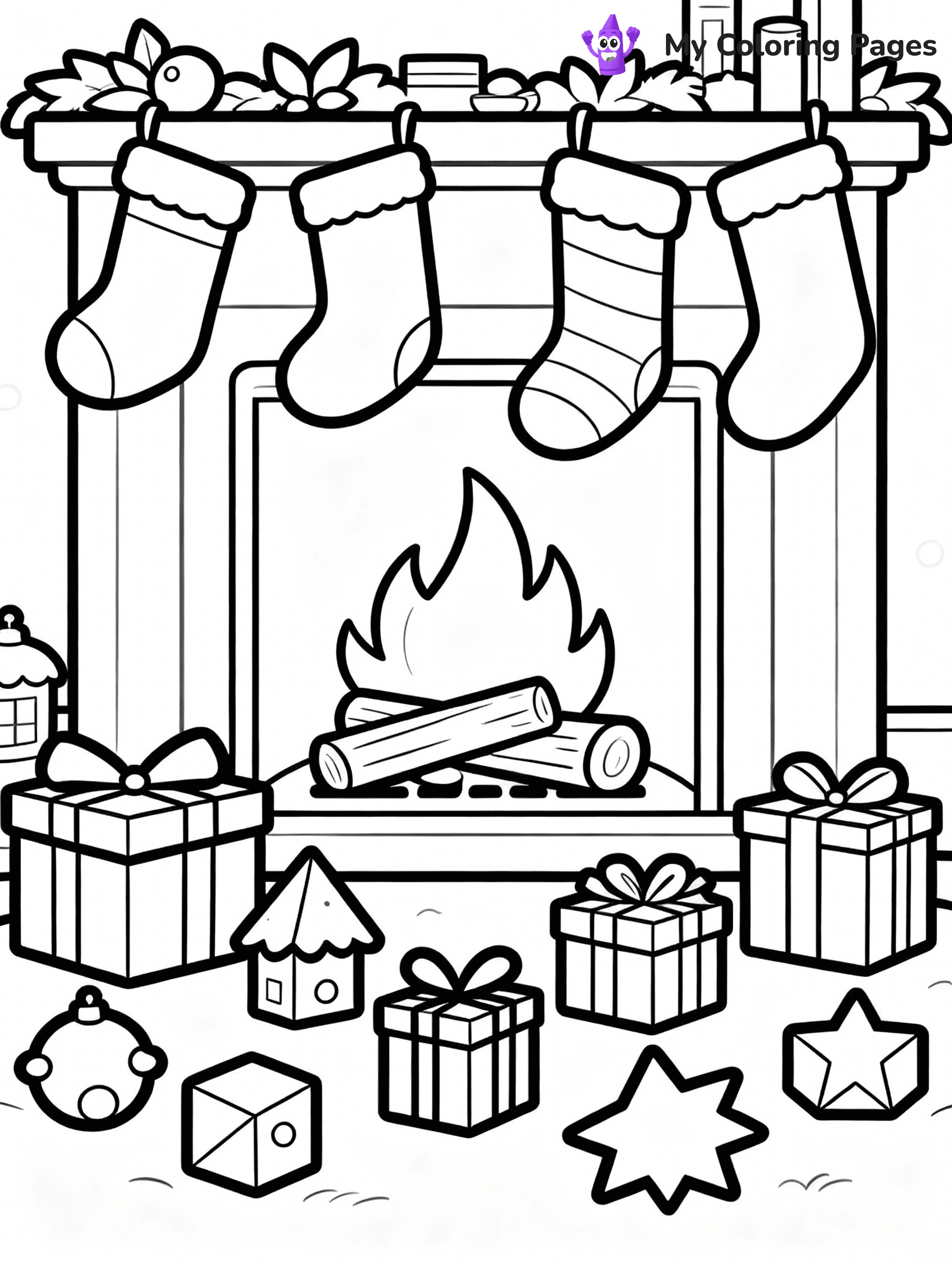 Present Coloring Pages - 2