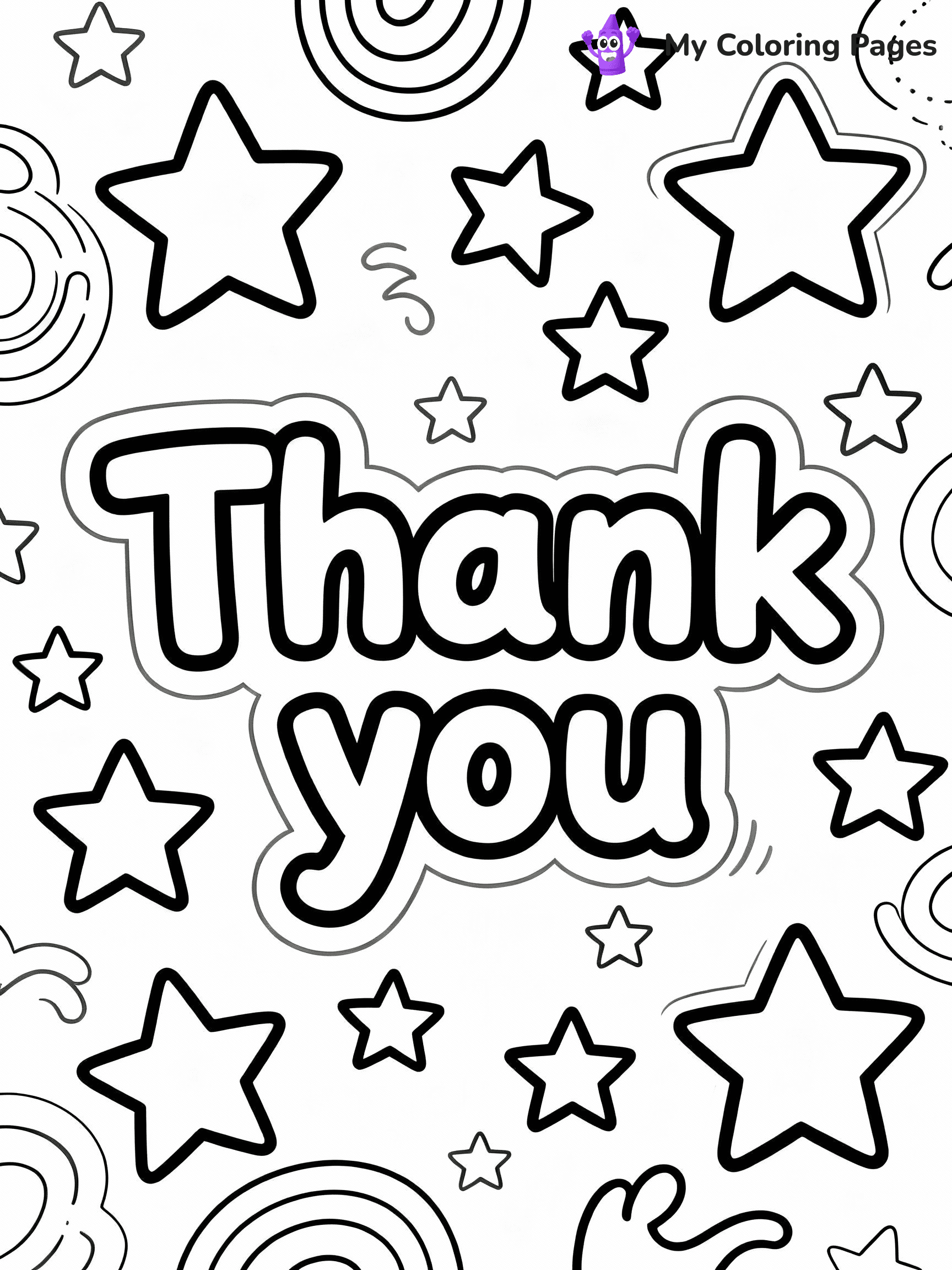 Thank You Coloring Pages - 5