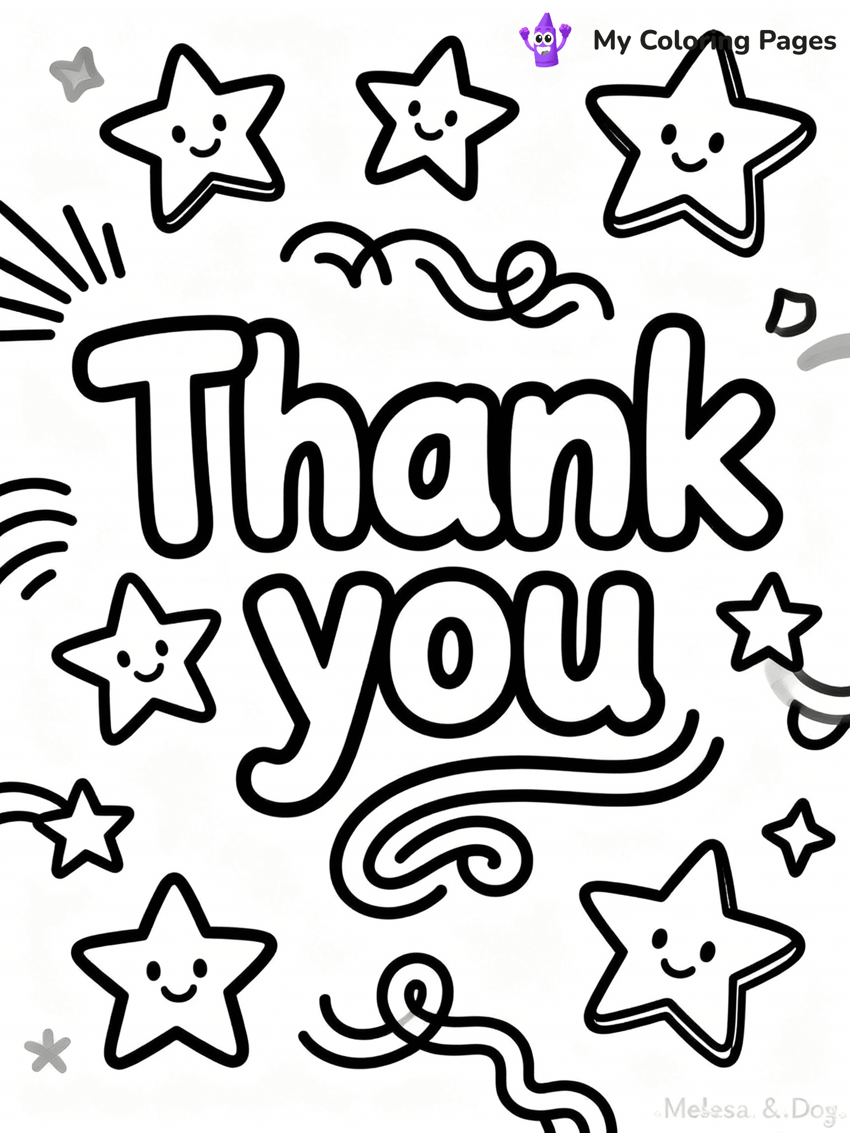 Thank You Coloring Pages - 4